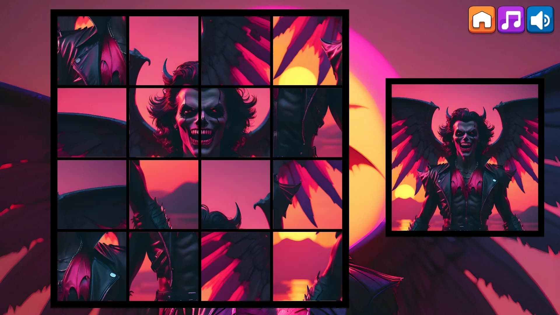 OG Puzzlers: Synthwave Vampires görsel 4