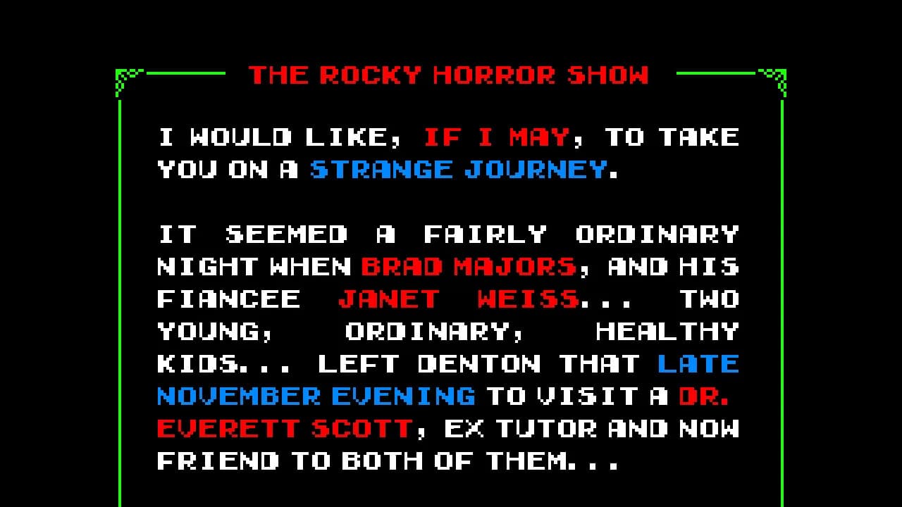 The Rocky Horror Show Video Game görsel 5