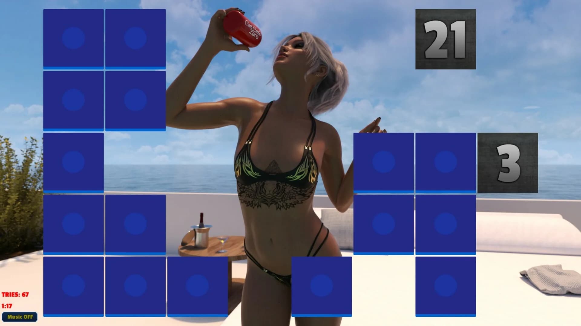 Sexy Memory Puzzle - Pool Girls görsel 4