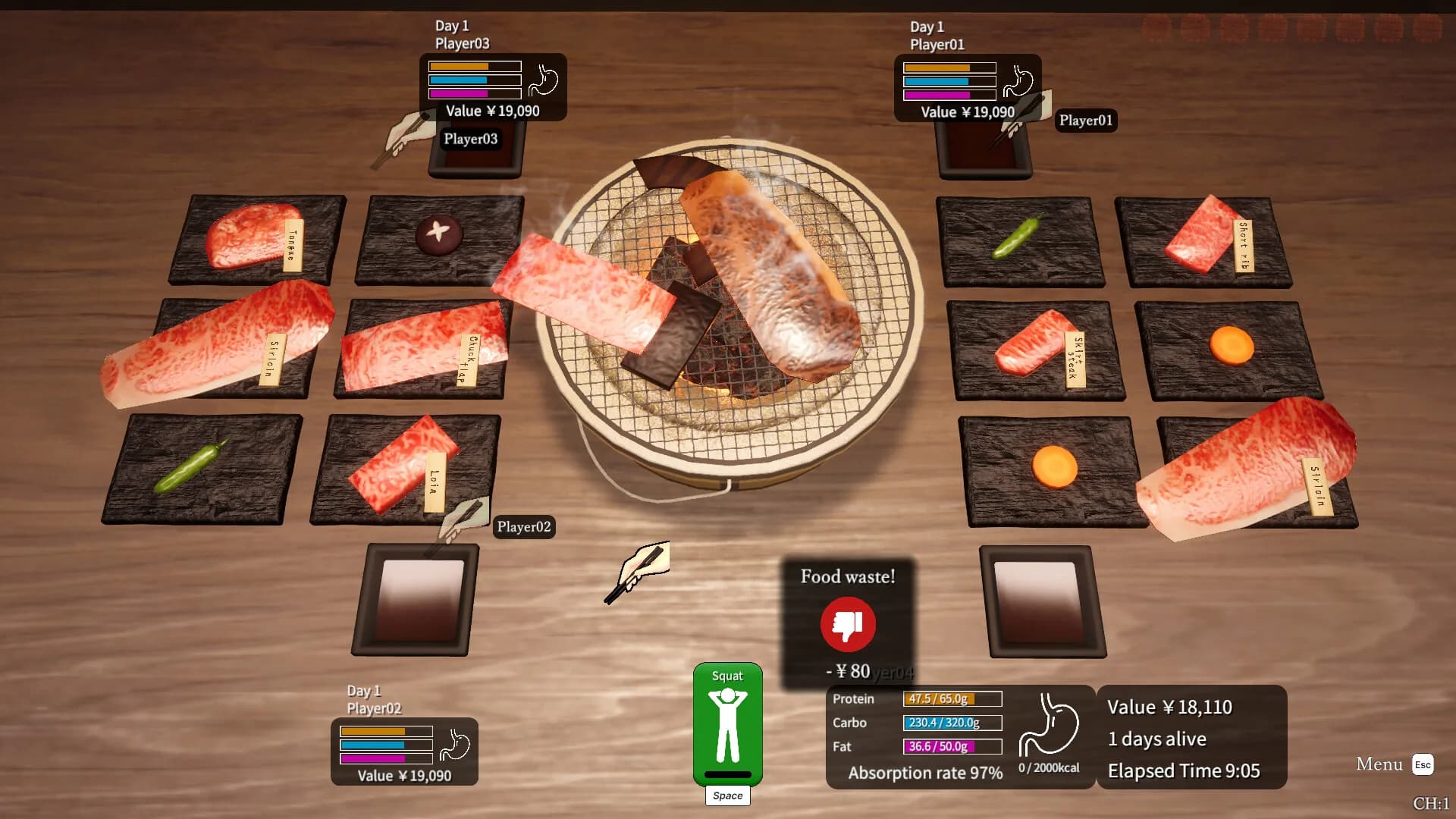 Yakiniku Party Survival görsel 3