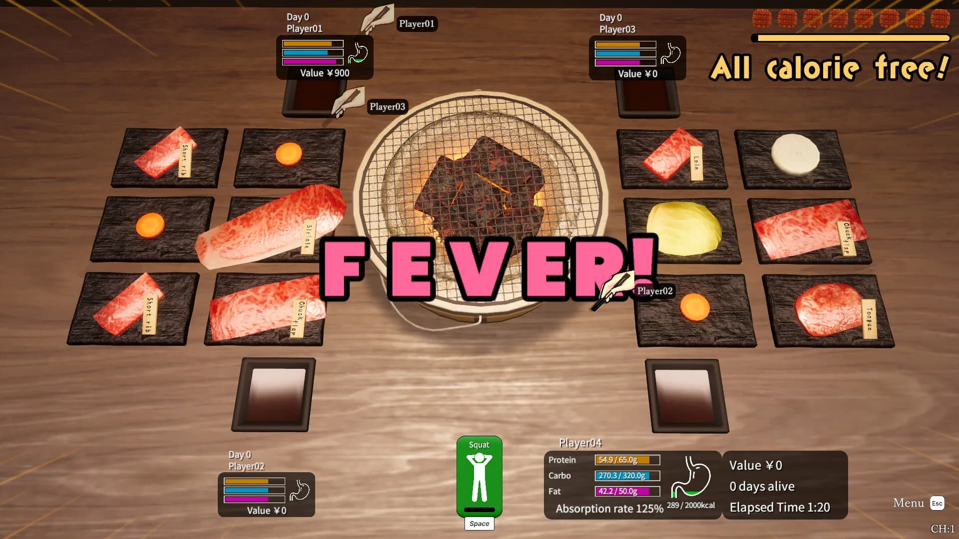 Yakiniku Party Survival görsel 4