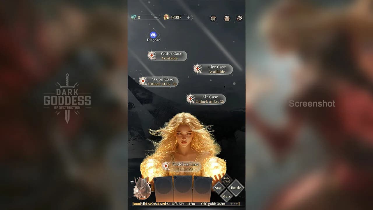 Dark Goddess of Destruction: Idle görsel 7