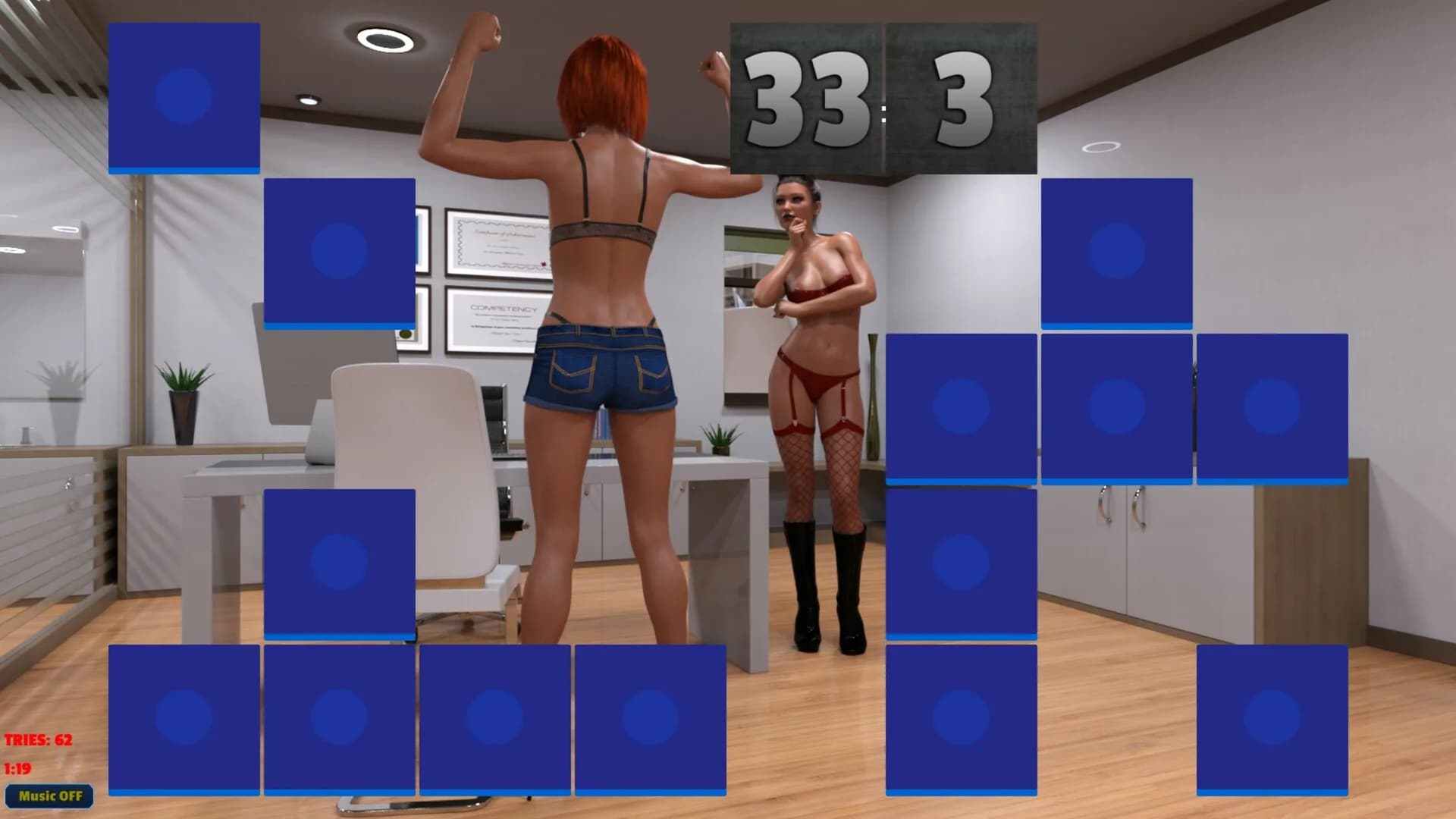 Sexy Memory Puzzle - Futanari Doctor görsel 3