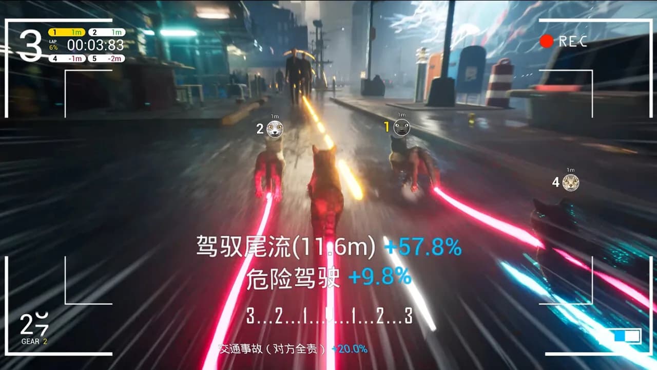 猫咪漂移 Cat Drift görsel 2