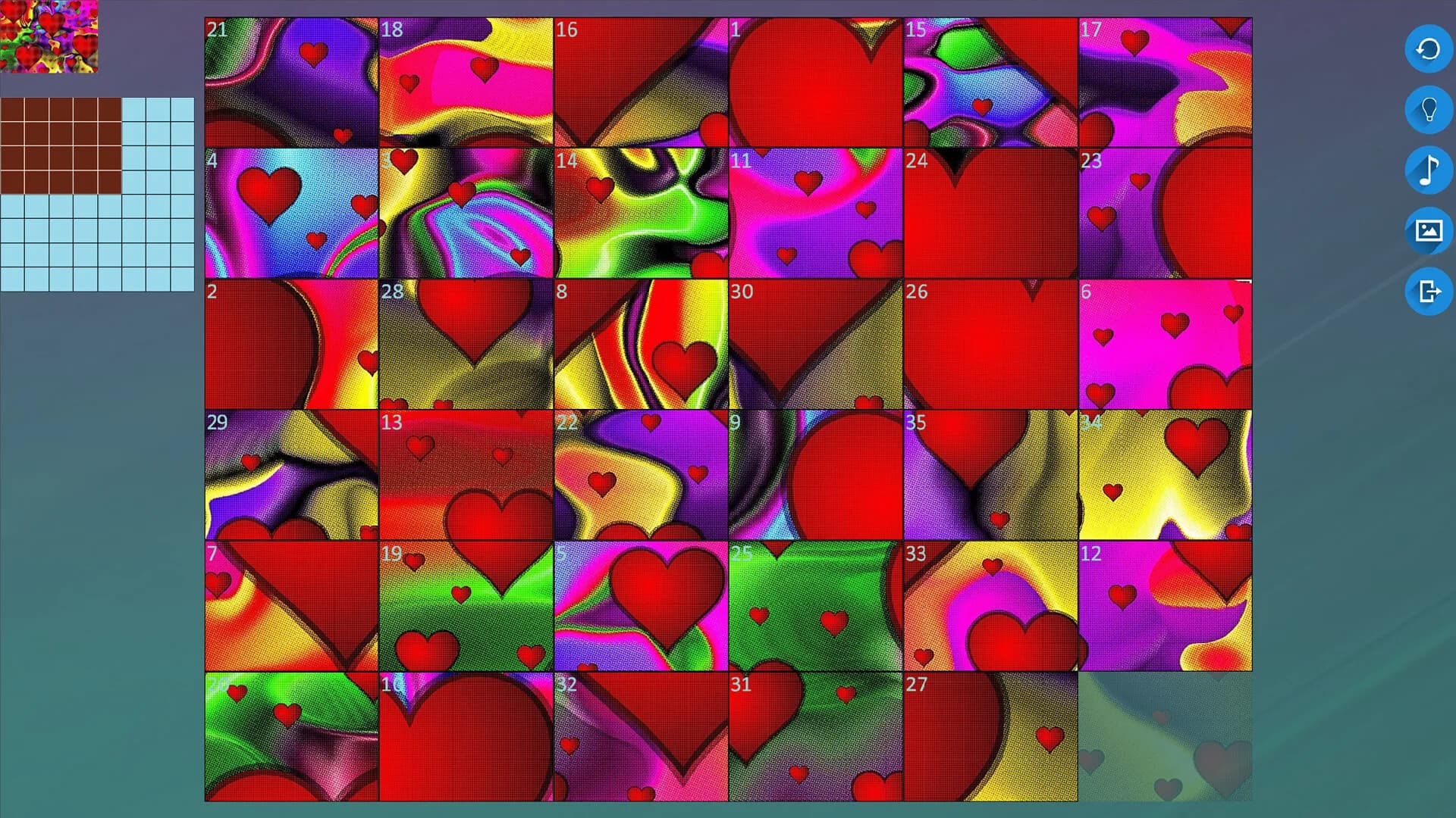 Slide Puzzle görsel 6