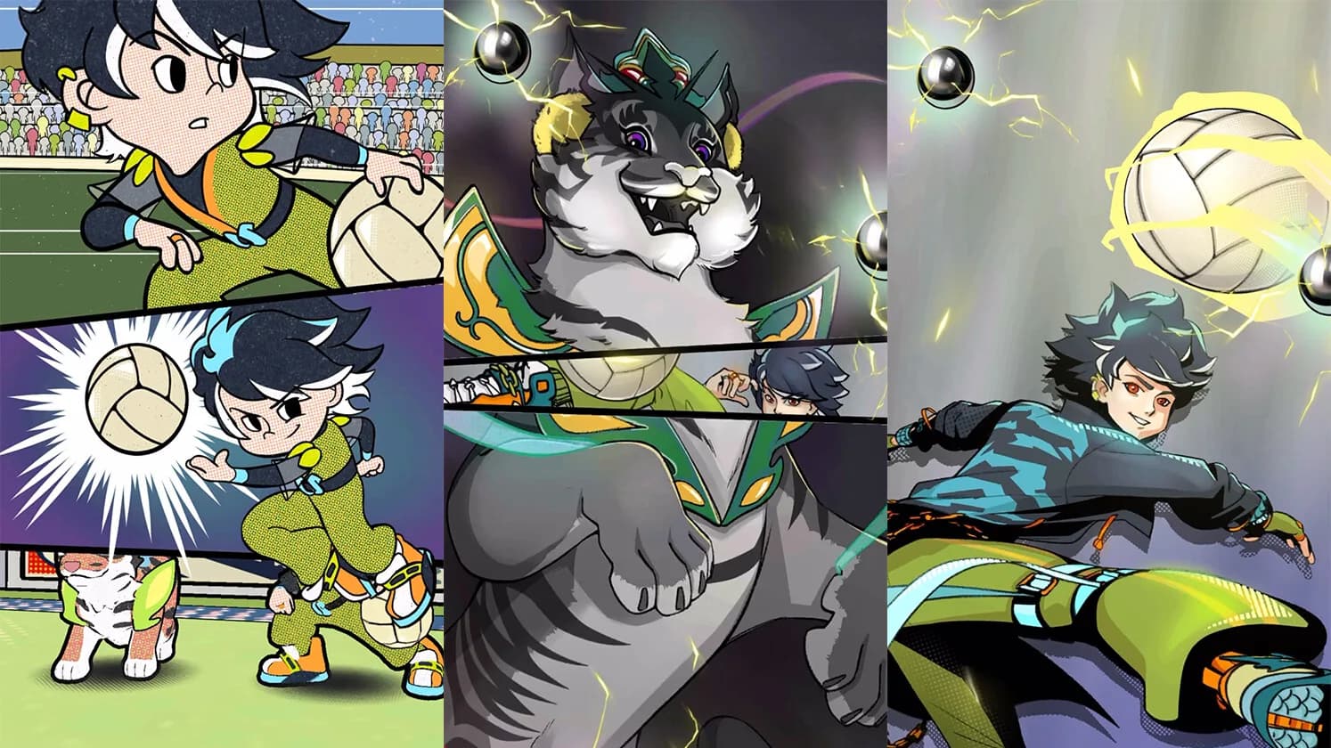 Dodgeball Dojo × Big 2 Anime görsel 4