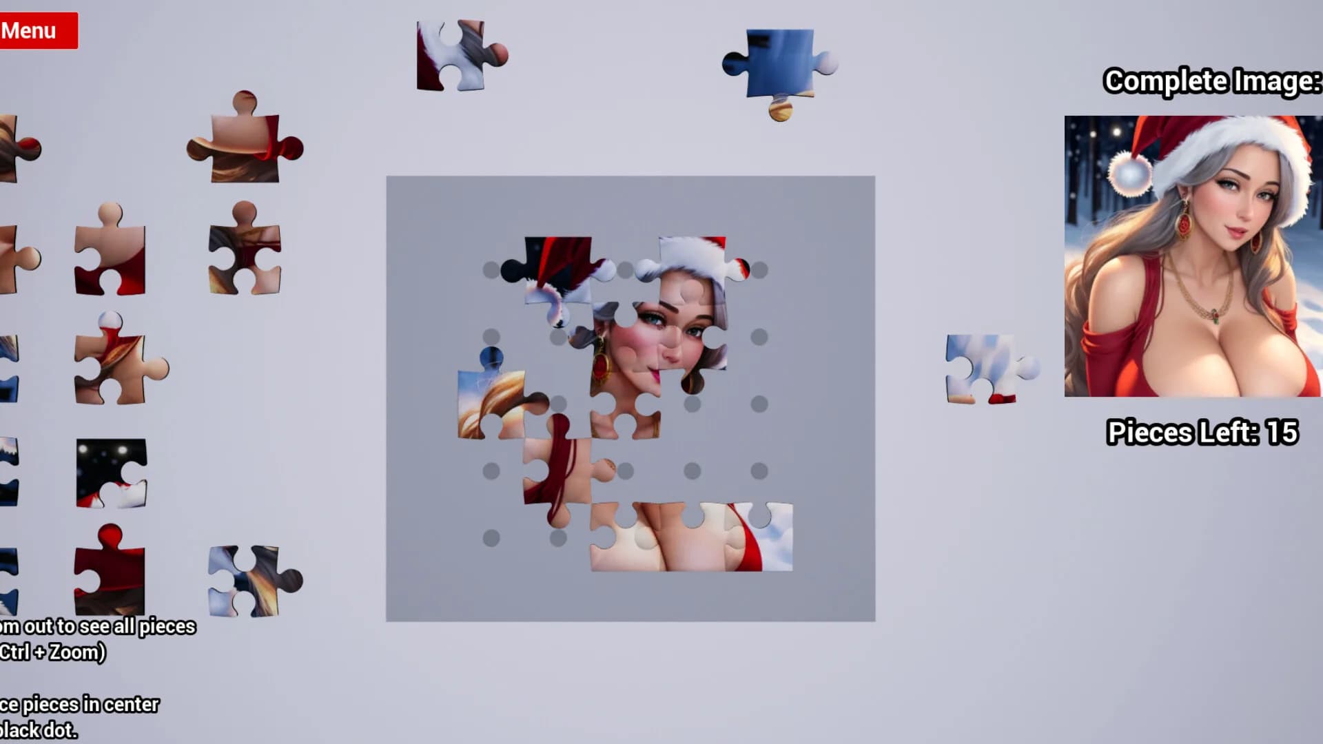 Mommy's Milk and Cookies - Christmas Sex Puzzles görsel 5
