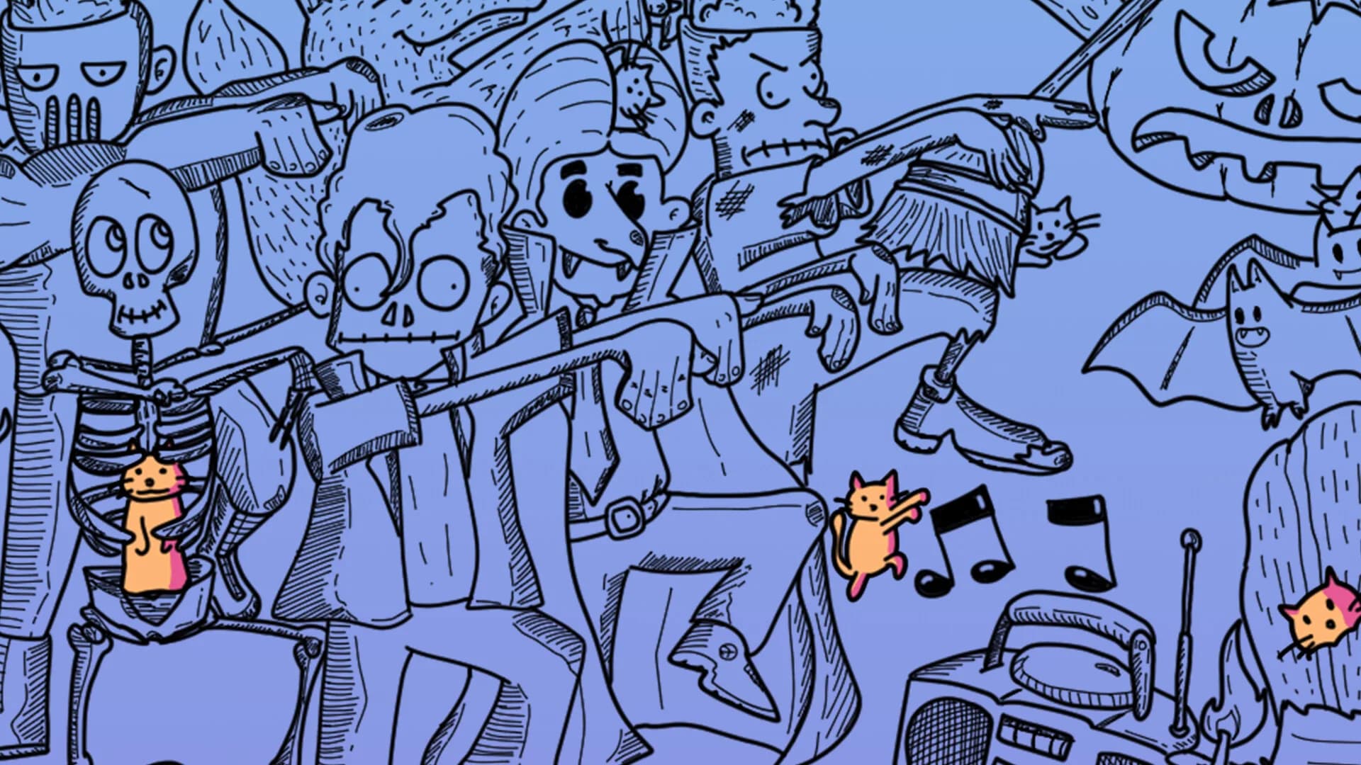 Secret Cats - Spooky görsel 4