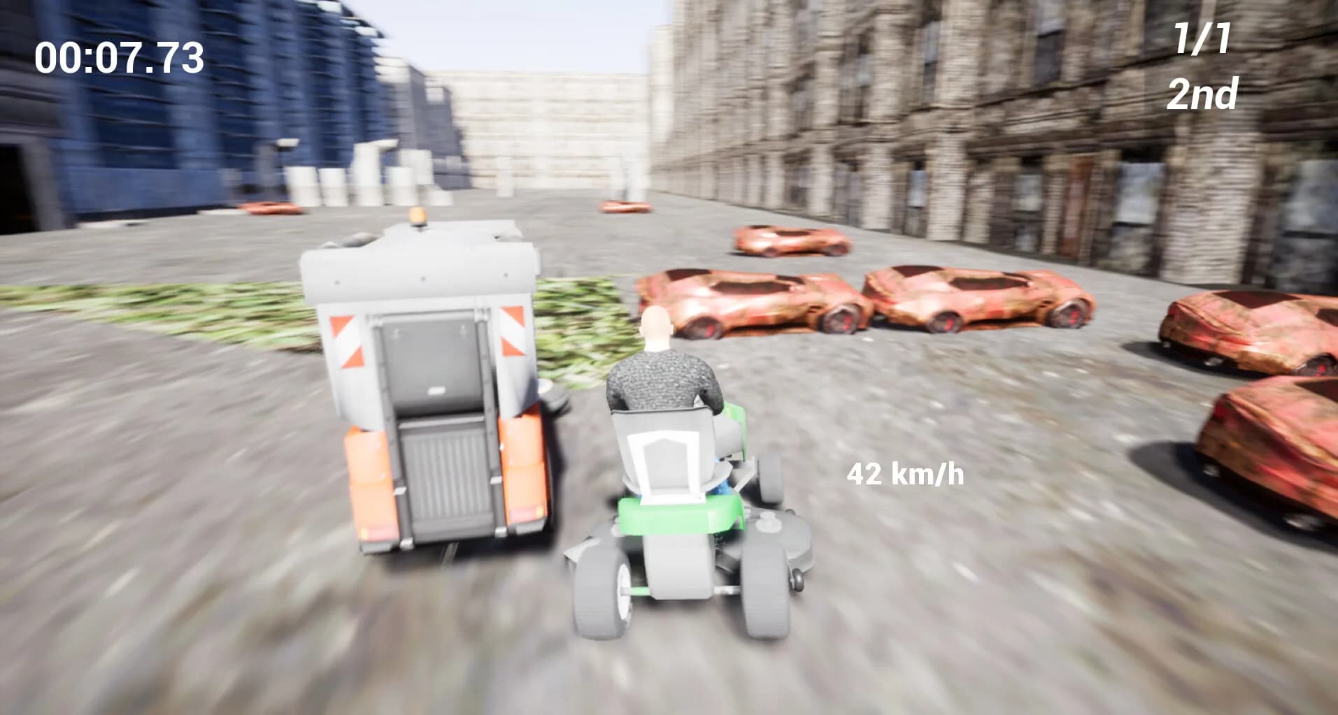 Lawnmower Game Racing 2: Drunken görsel 2