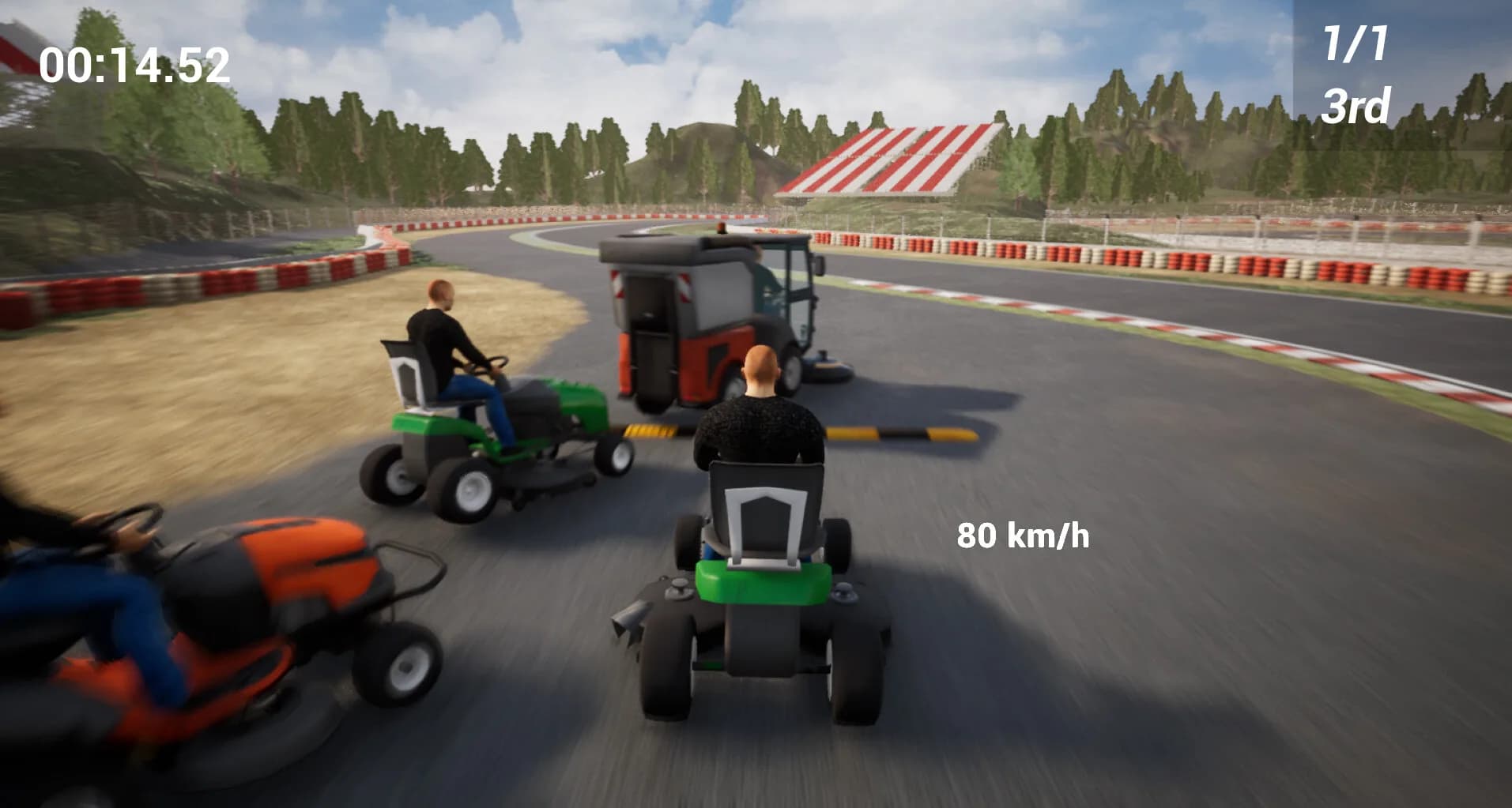 Lawnmower Game Racing 2: Drunken görsel 3