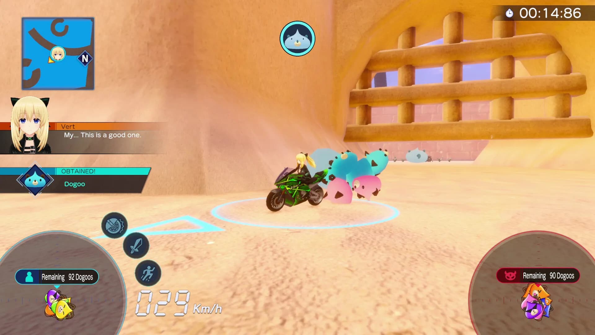 Neptunia Riders VS Dogoos görsel 12
