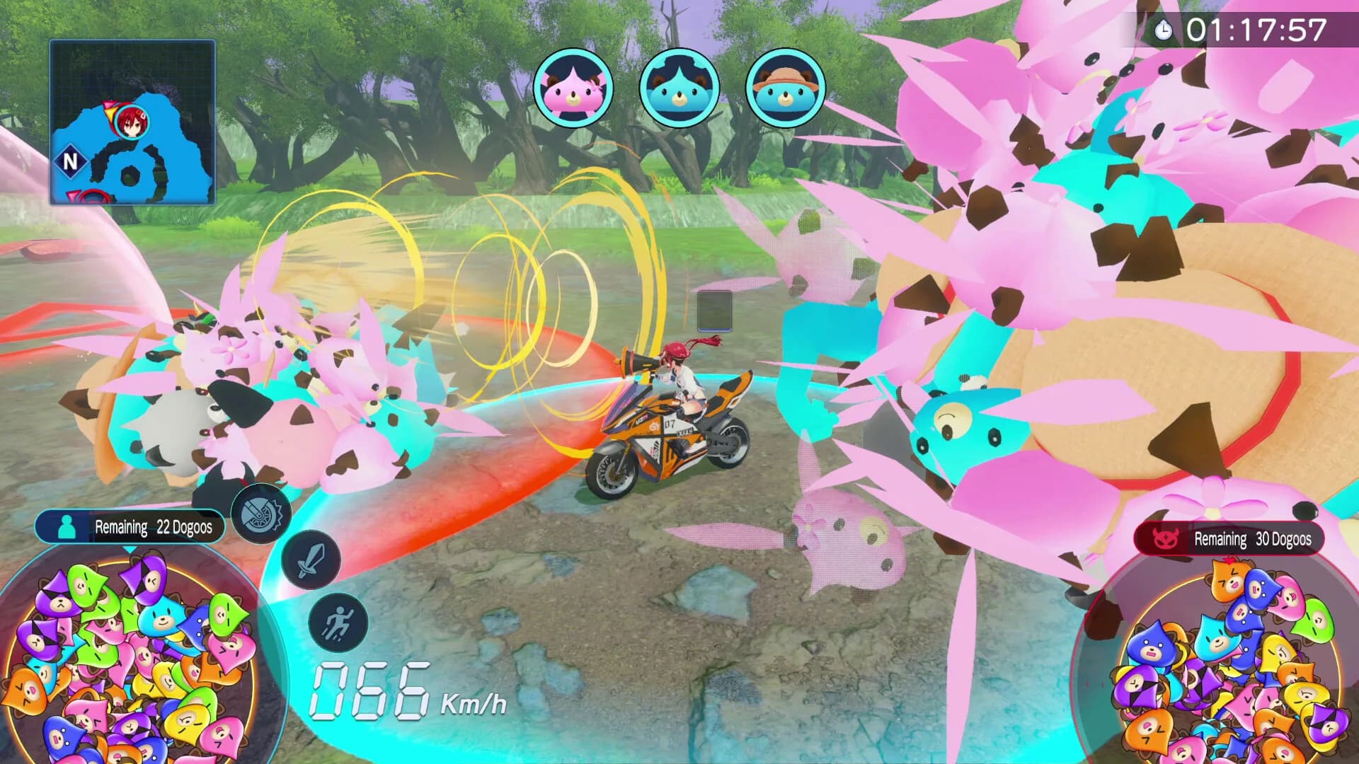 Neptunia Riders VS Dogoos görsel 9