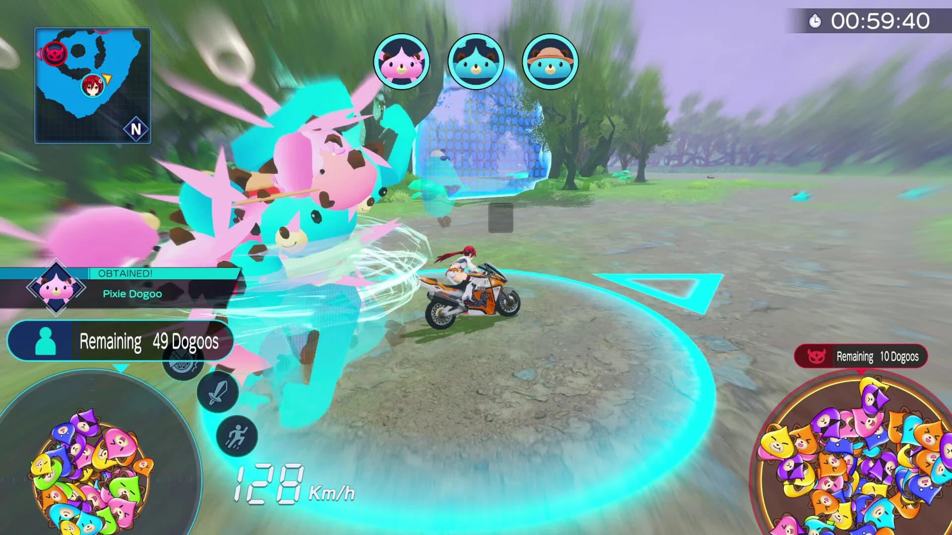 Neptunia Riders VS Dogoos görsel 11