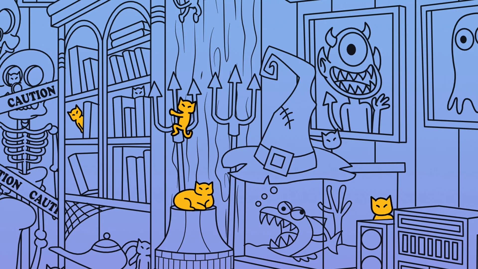 Secret Cats - Halloween görsel 4