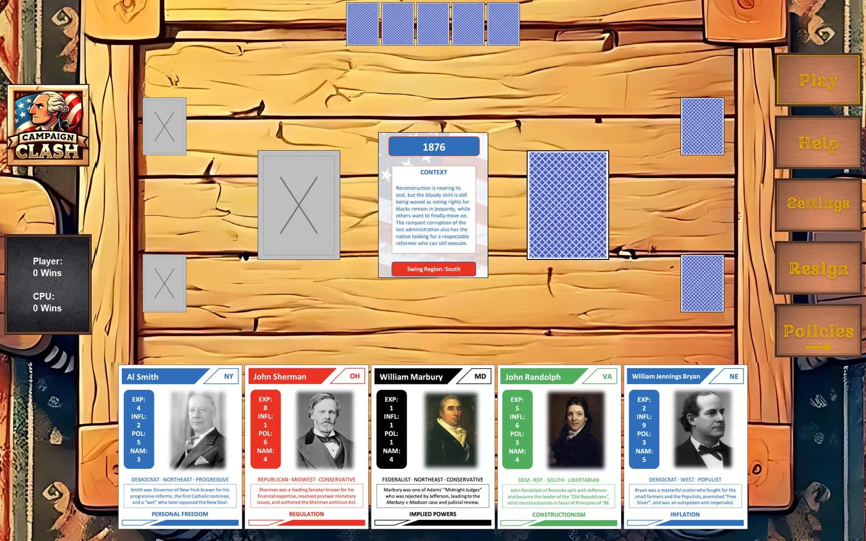 Campaign Clash: The U.S. History Card Game görsel 3