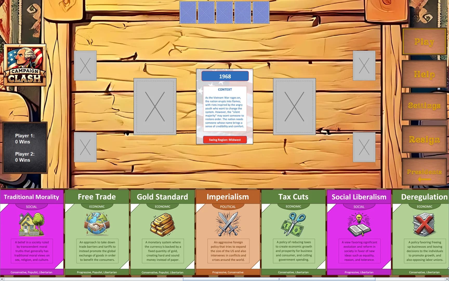 Campaign Clash: The U.S. History Card Game görsel 6