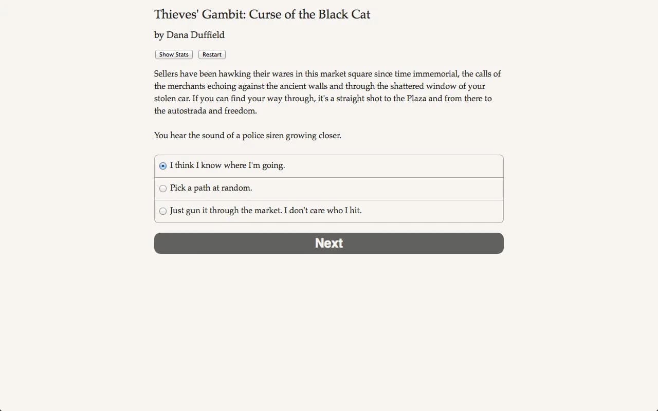 Thieves' Gambit: The Curse of the Black Cat görsel 3