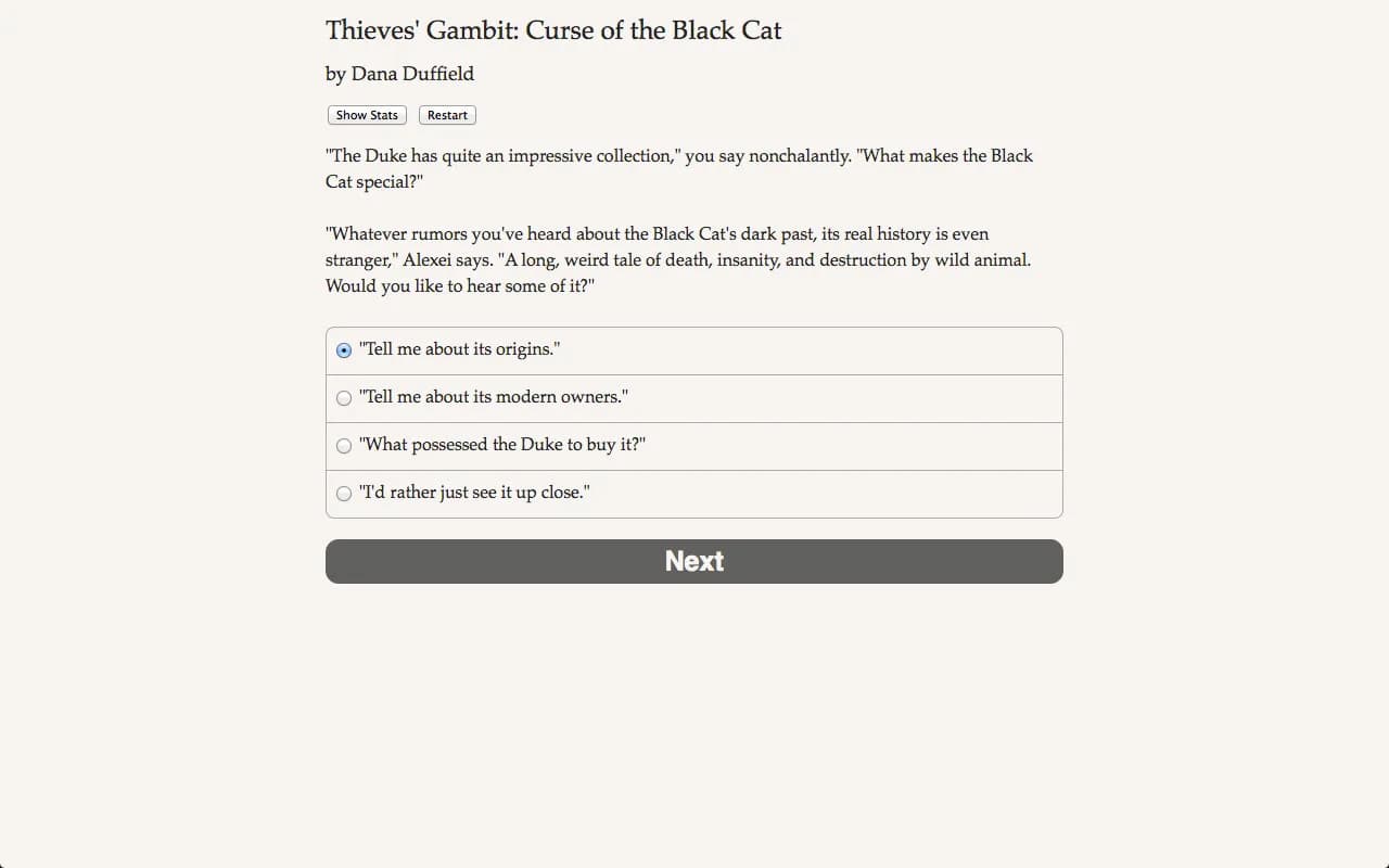 Thieves' Gambit: The Curse of the Black Cat görsel 5
