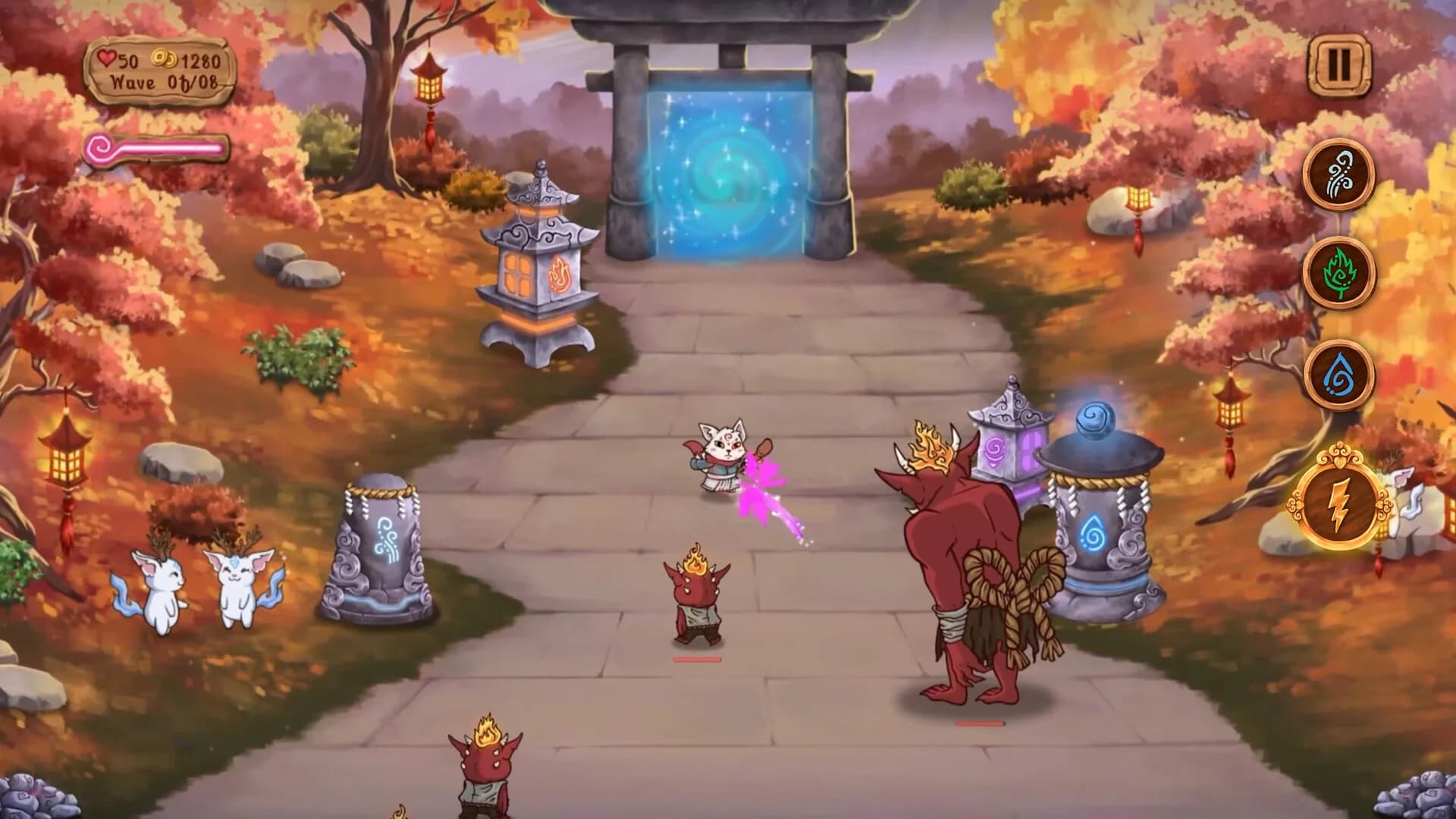 Kitsune's Paths Tower Defense görsel 6