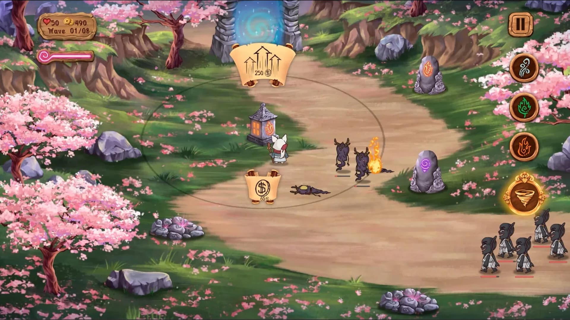 Kitsune's Paths Tower Defense görsel 7