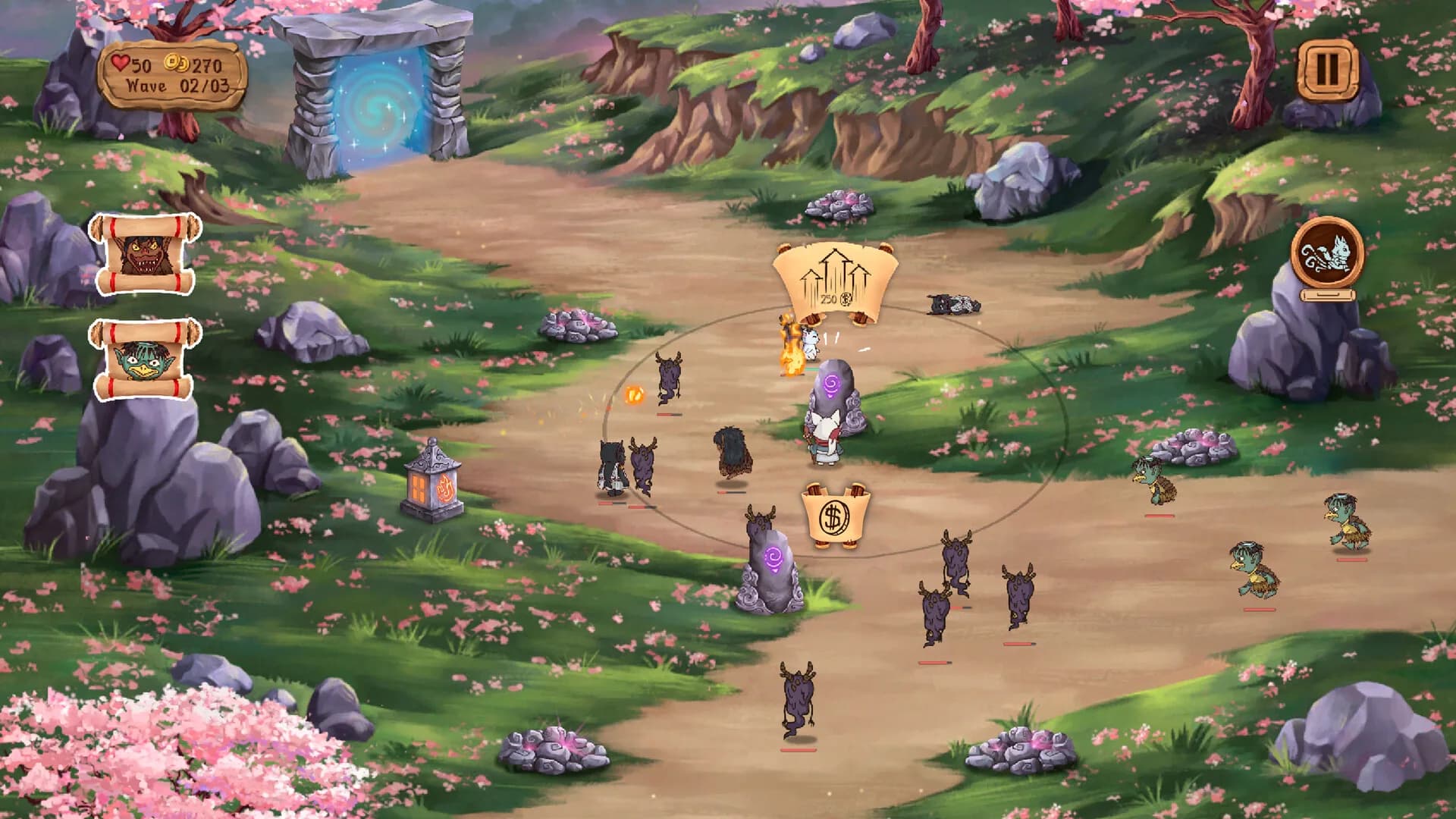 Kitsune's Paths Tower Defense görsel 10