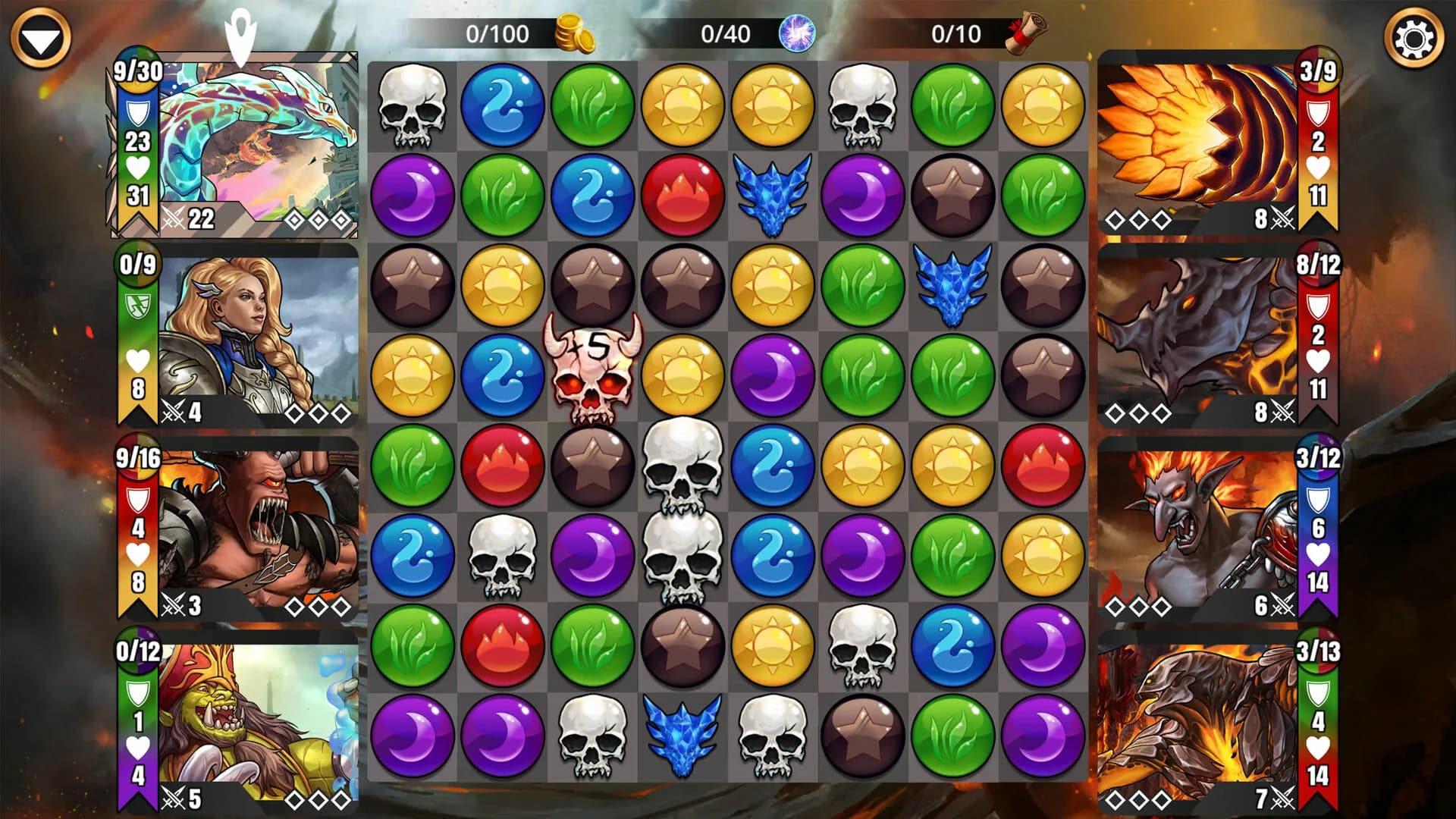 Gems of War - Puzzle RPG görsel 2