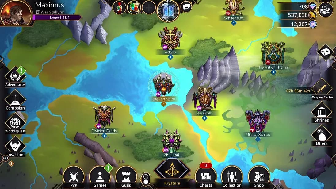 Gems of War - Puzzle RPG görsel 4