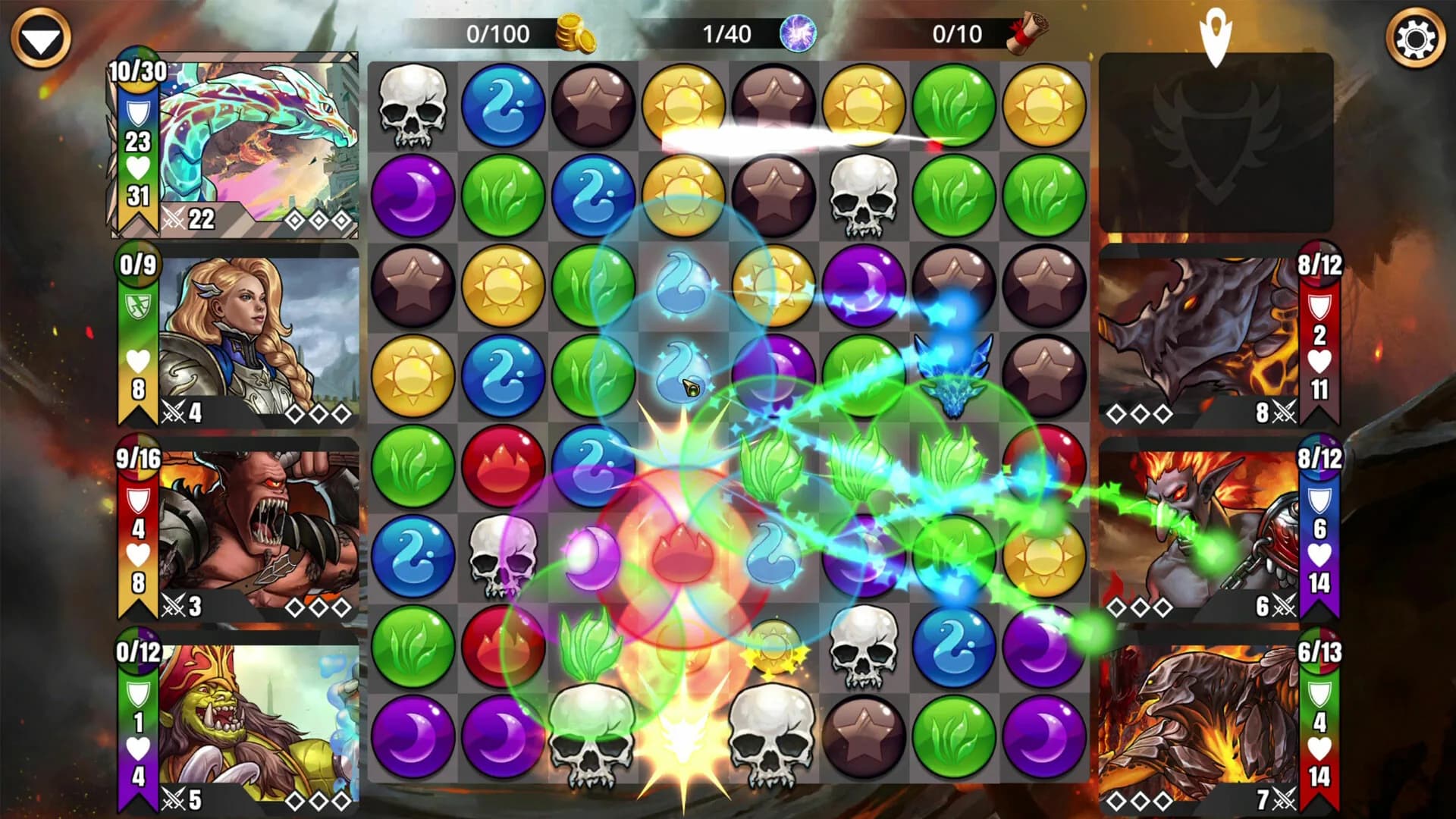 Gems of War - Puzzle RPG görsel 7