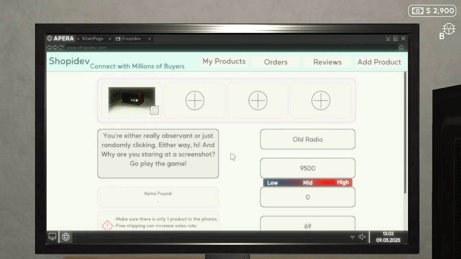 E-Commerce Simulator 2025 görsel 8