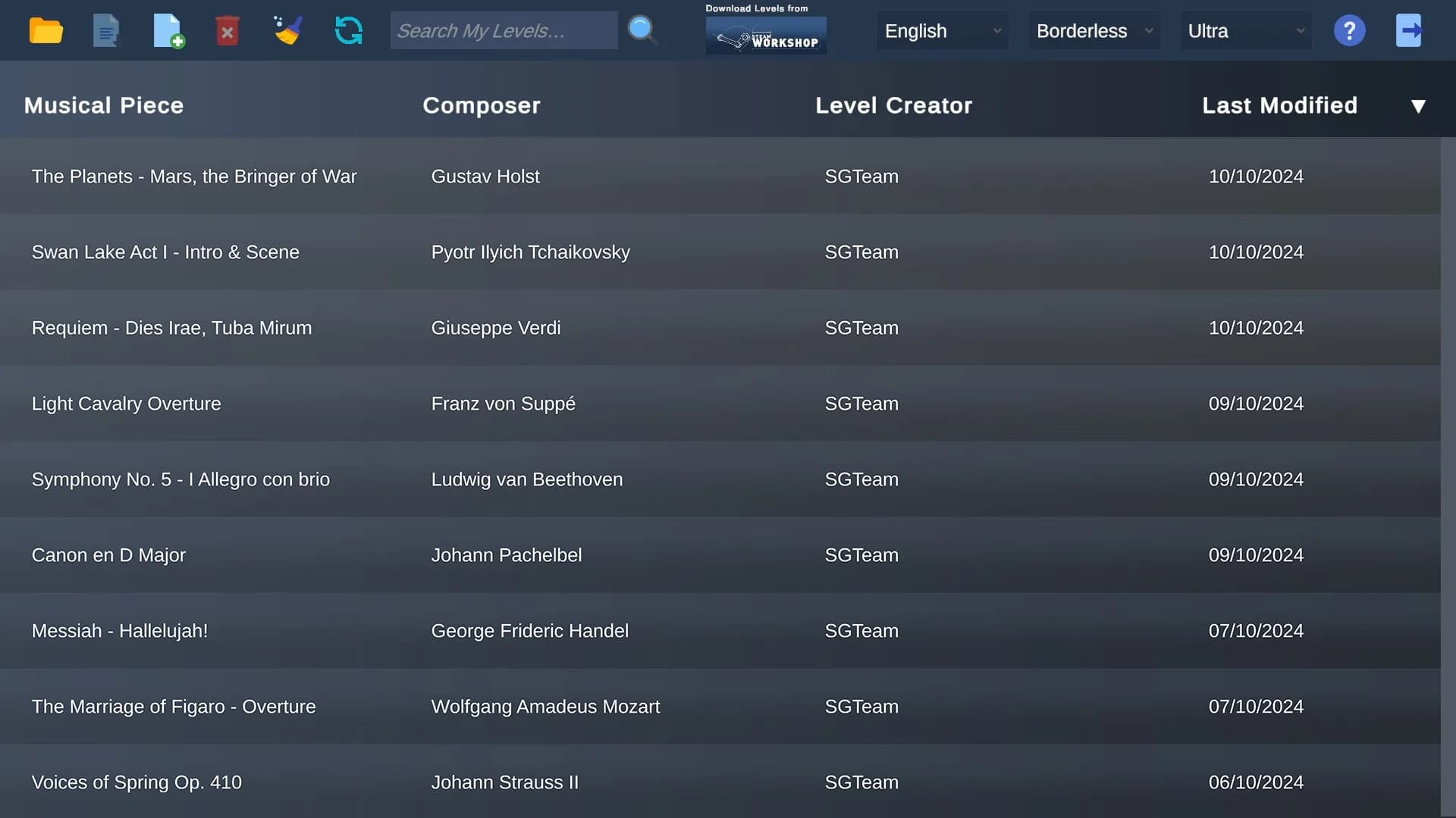 Maestro Level Editor görsel 4