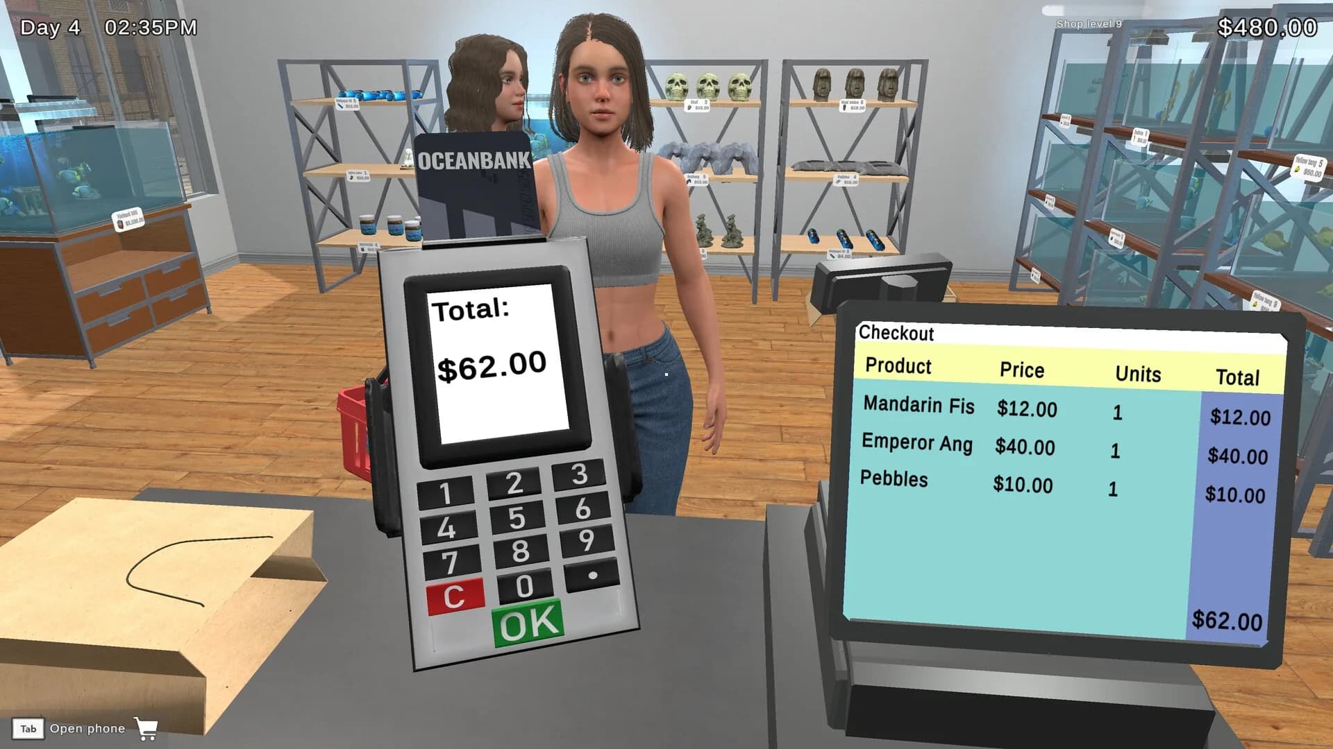 Fish Shop Simulator görsel 2