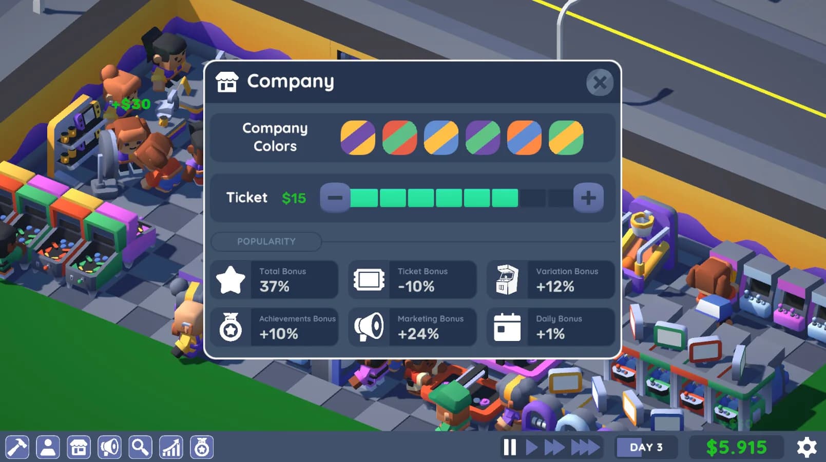 Arcade Empire Tycoon görsel 6