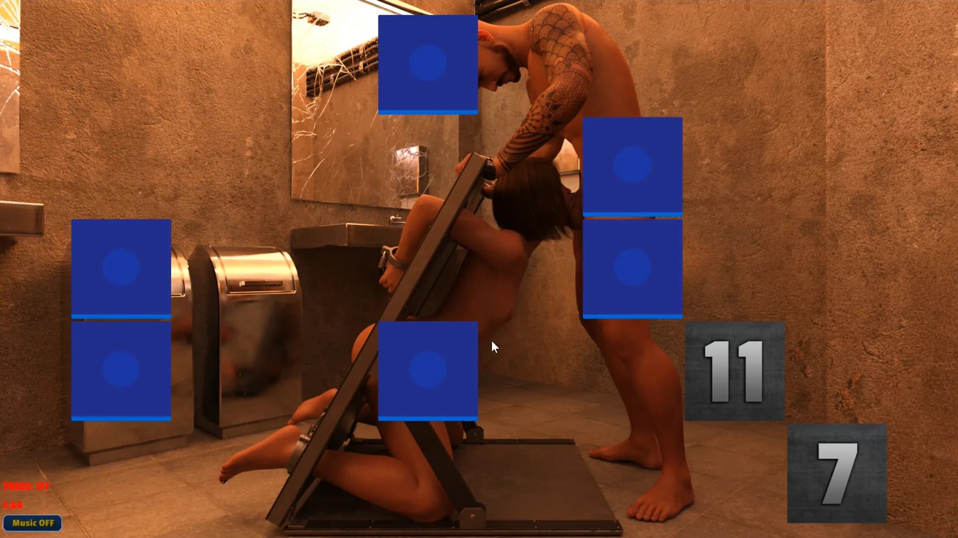 Sexy Memory Puzzle - BDSM Restroom görsel 6