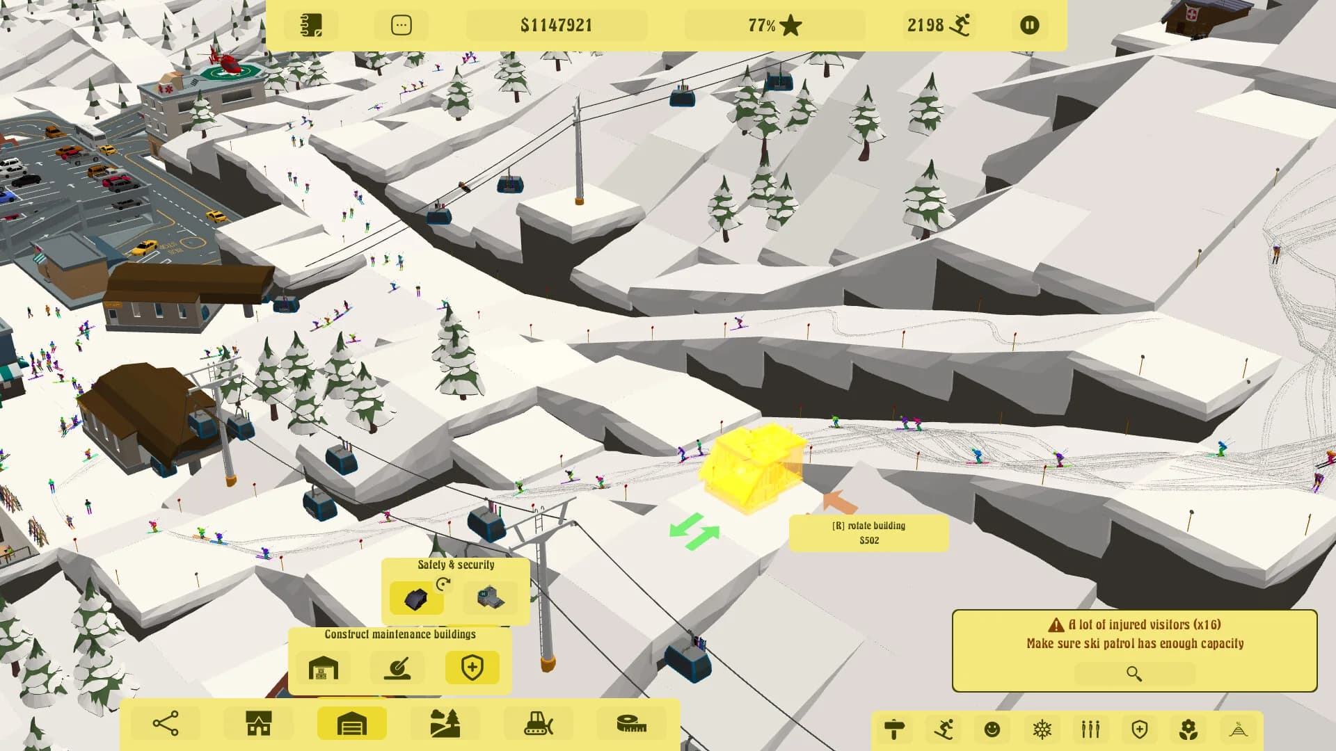 Octohill Ski Tycoon görsel 3