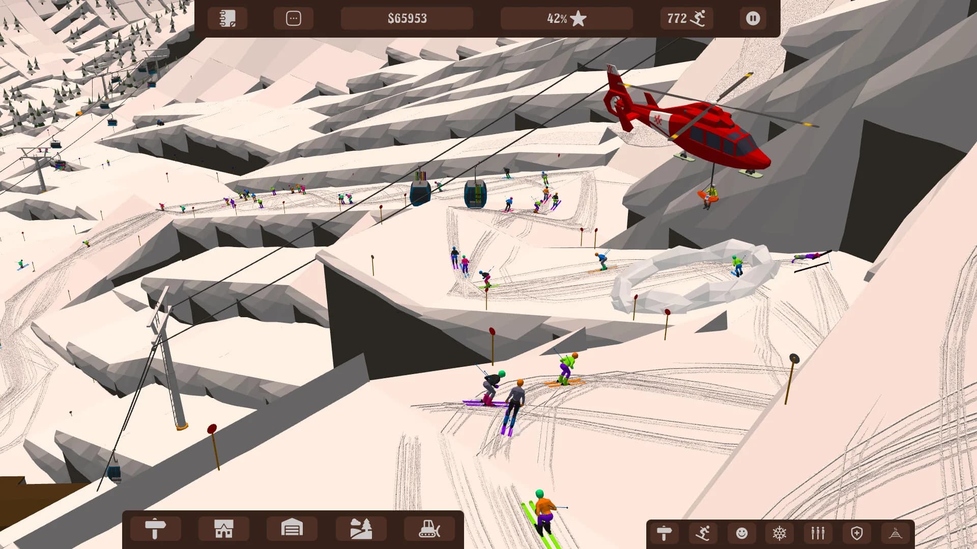 Octohill Ski Tycoon görsel 4