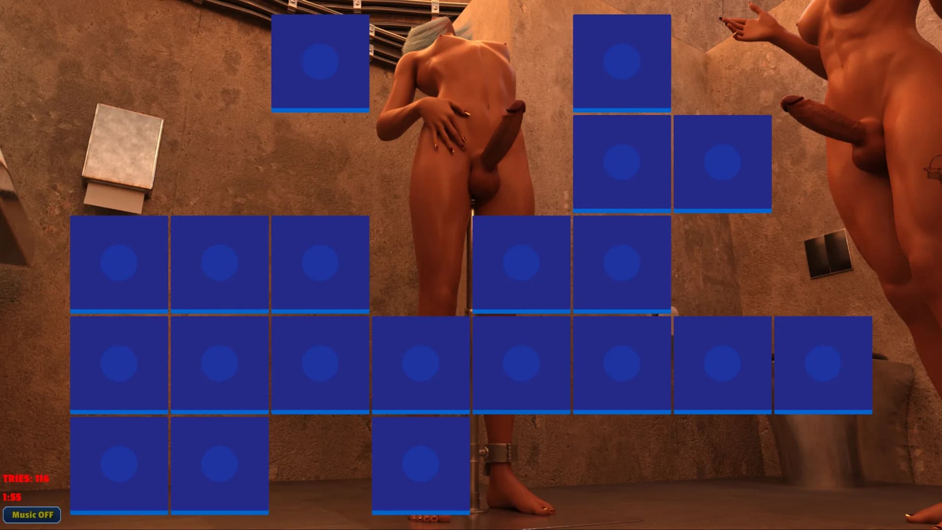 Sexy Memory Puzzle - Futanari BDSM görsel 6