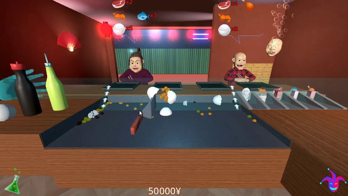 Wacky Teppanyaki - Cooking Chaos görsel 2