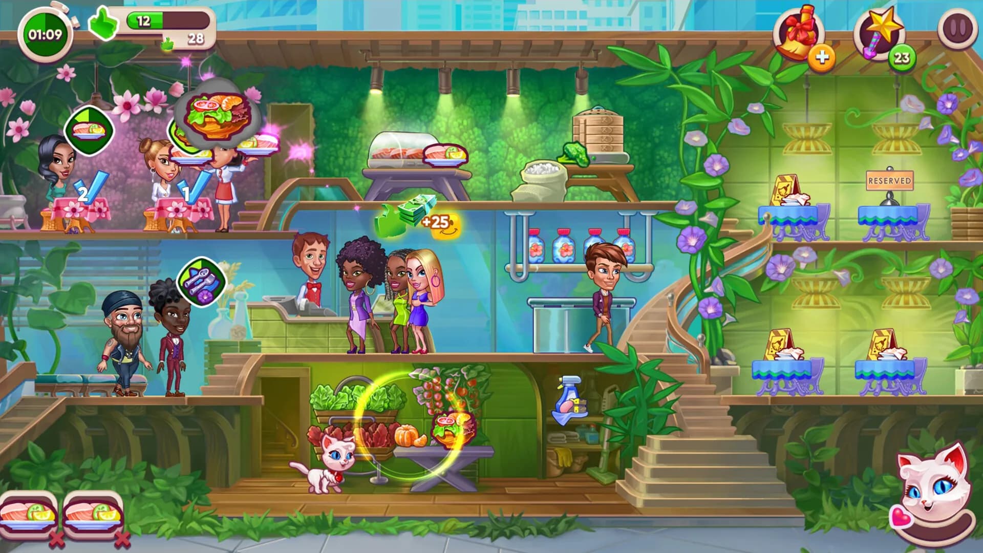 Cafe Dash: Cooking, Diner Game görsel 5