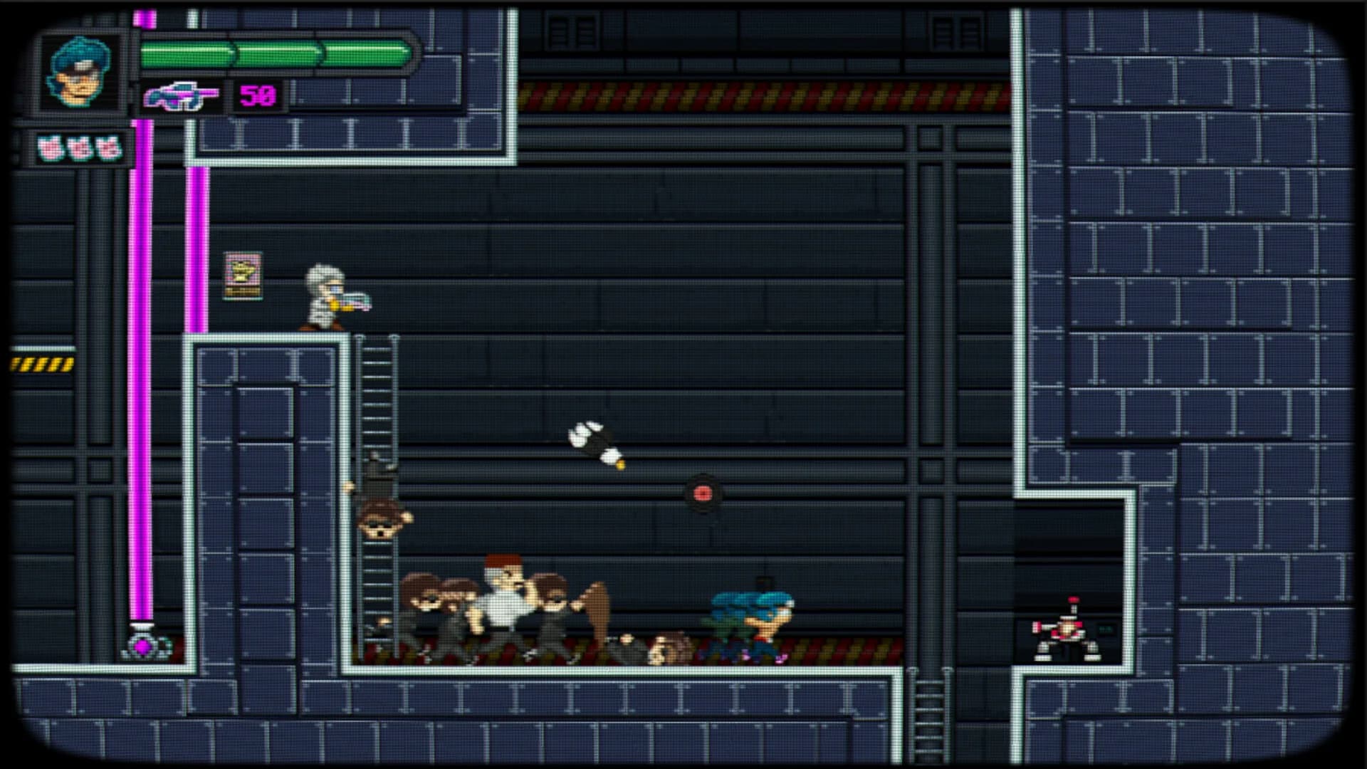 Pixel Waifu: Escape from the dark corporation. The telepathic power of a lovestruck otaku görsel 5