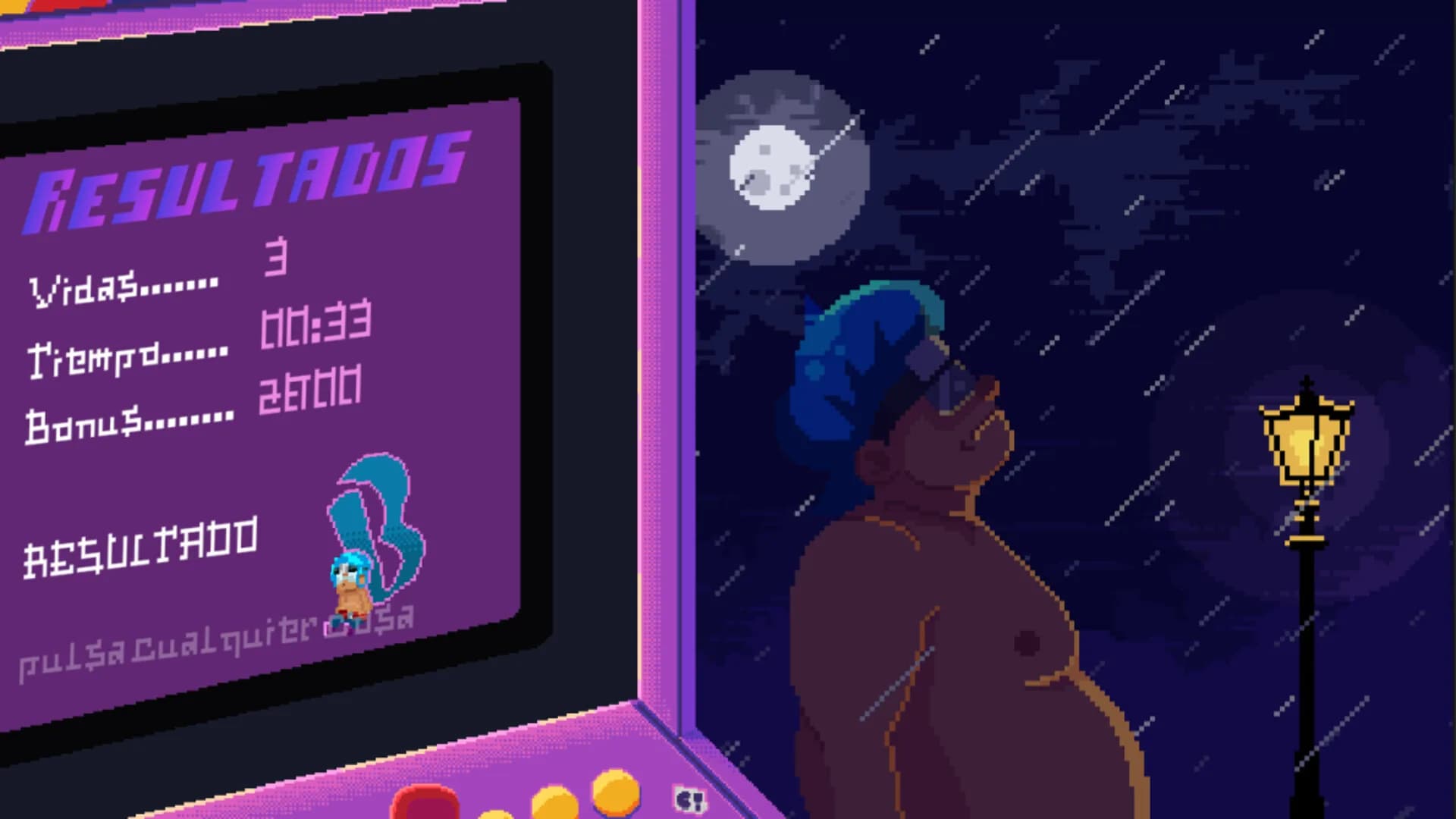Pixel Waifu: Escape from the dark corporation. The telepathic power of a lovestruck otaku görsel 9