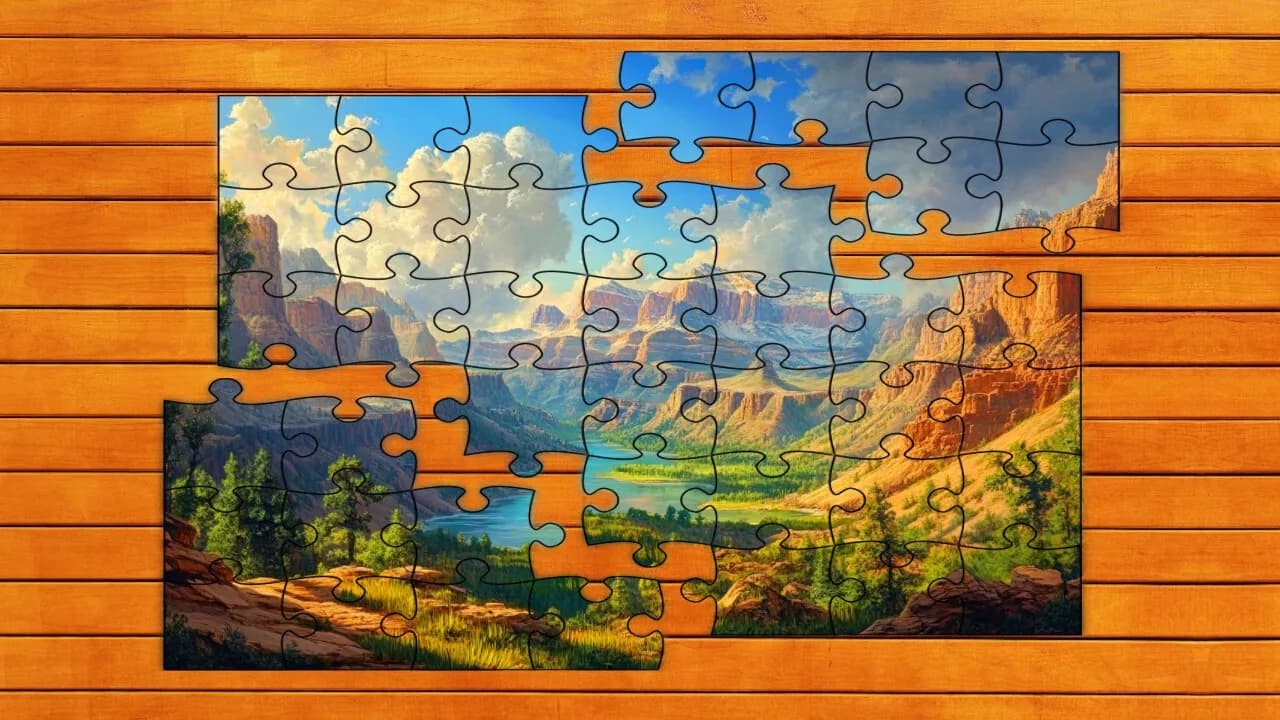 USA Nature's Trails Jigsaw Edition görsel 7