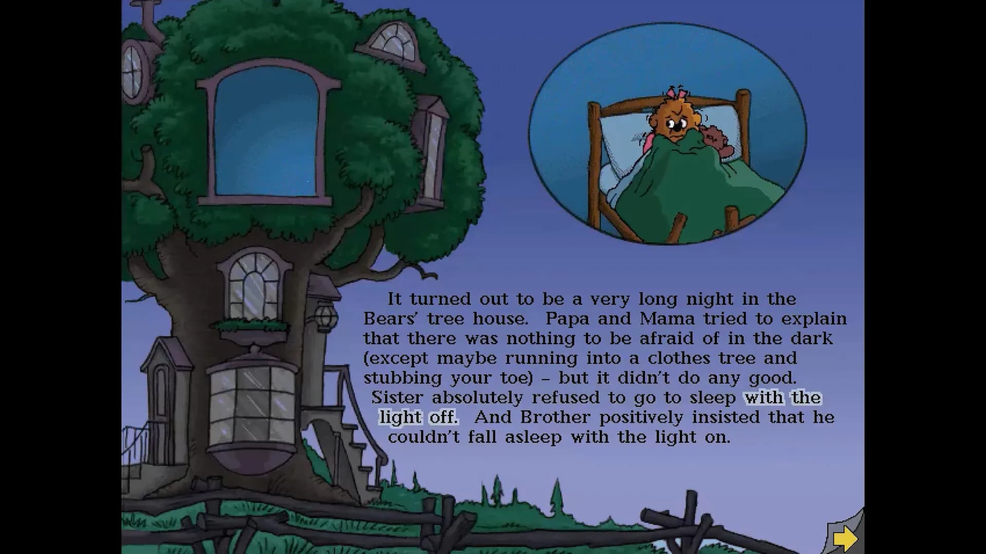 The Berenstain Bears In the Dark görsel 2