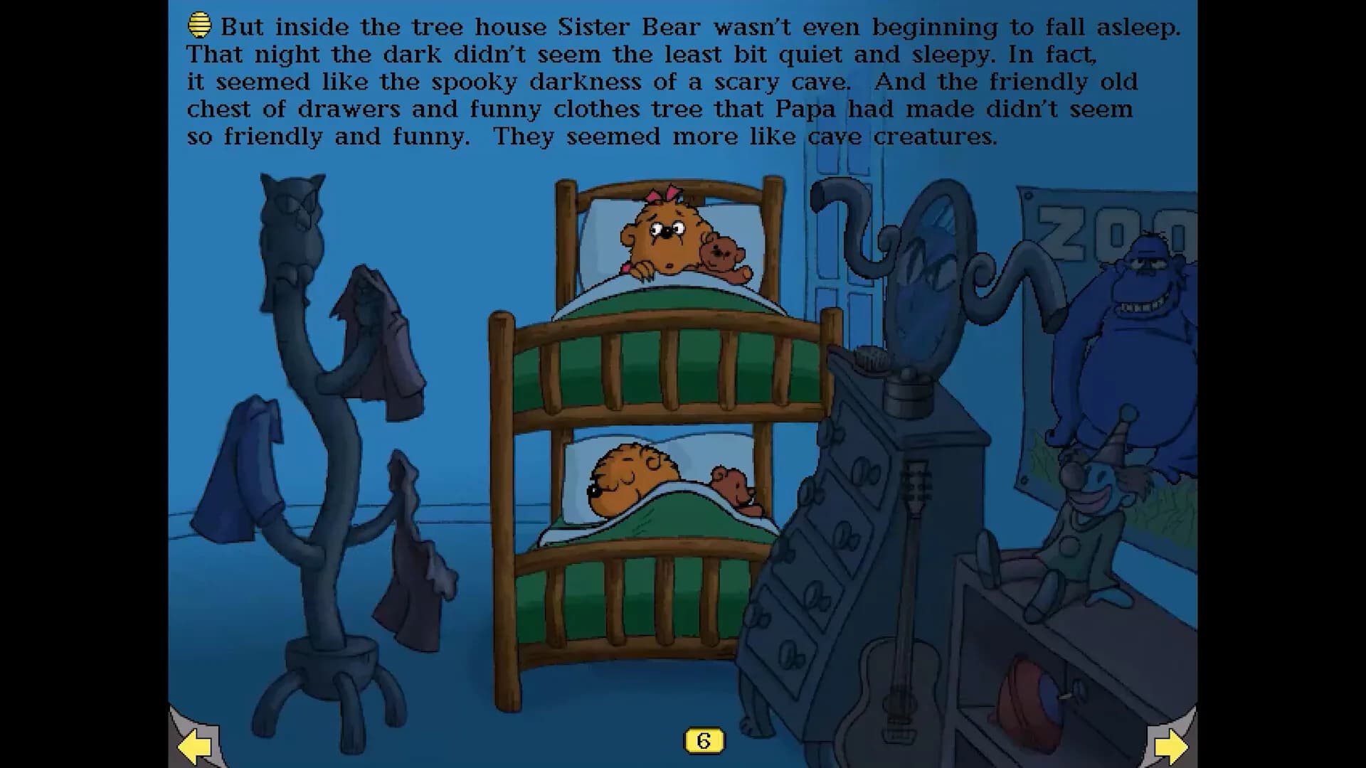 The Berenstain Bears In the Dark görsel 3