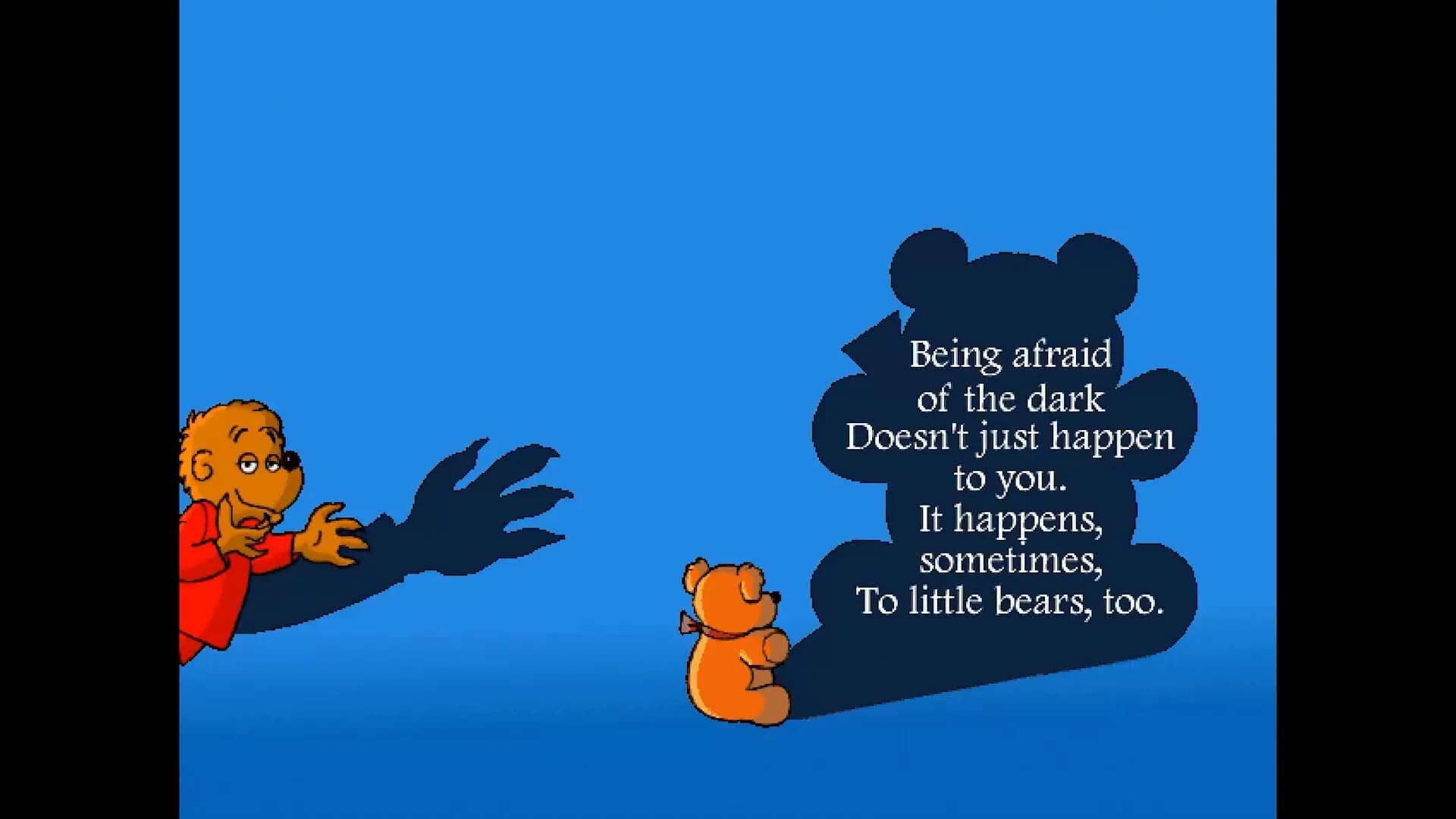 The Berenstain Bears In the Dark görsel 4