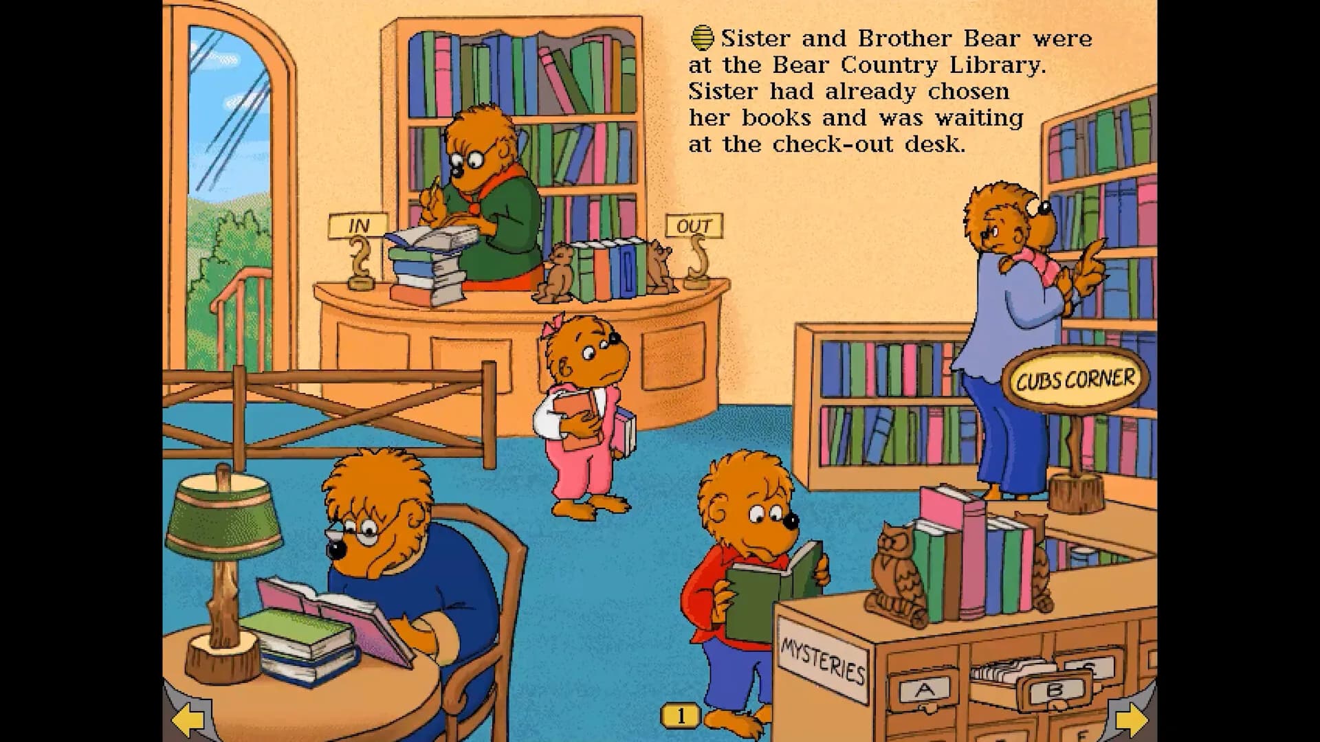The Berenstain Bears In the Dark görsel 5