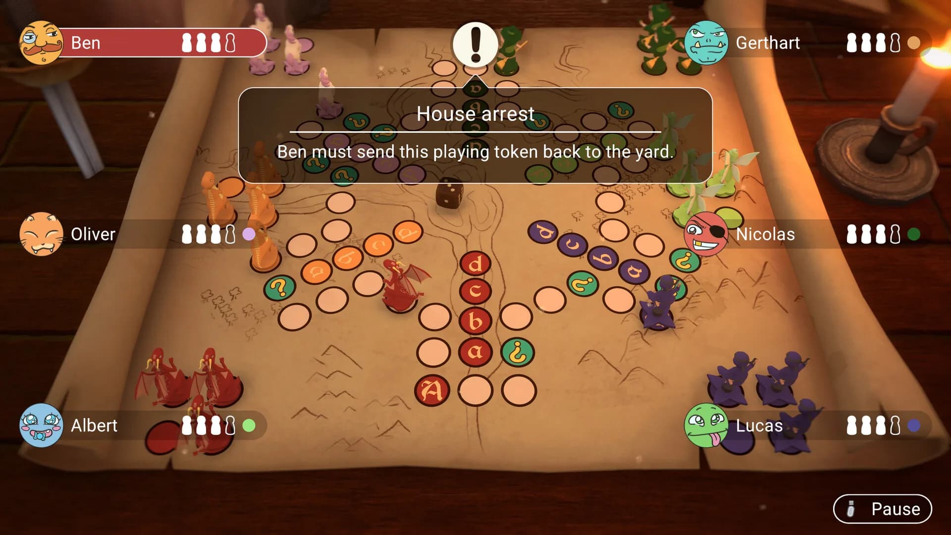 Mensch ärgere Dich nicht 2 (Ludo XXL 2) görsel 7