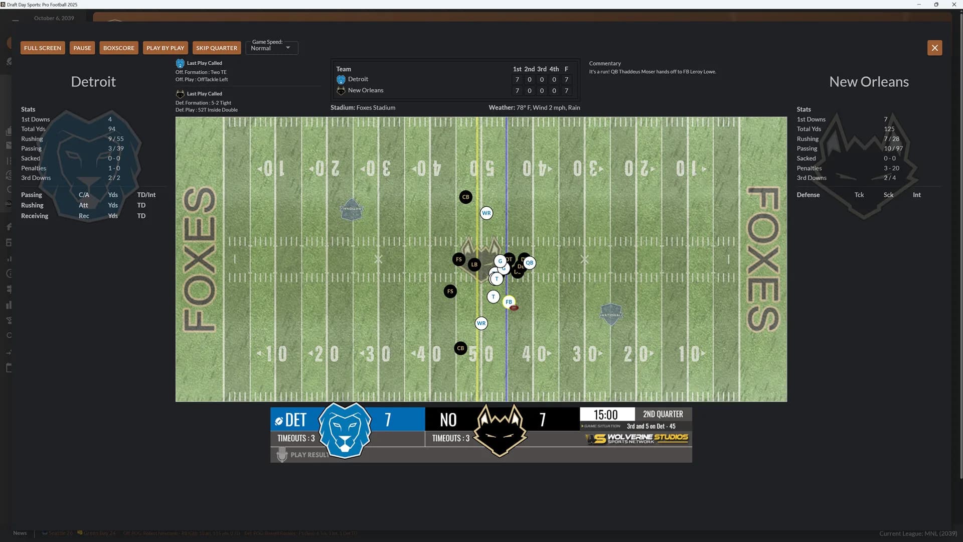 Draft Day Sports: Pro Football 2025 görsel 2