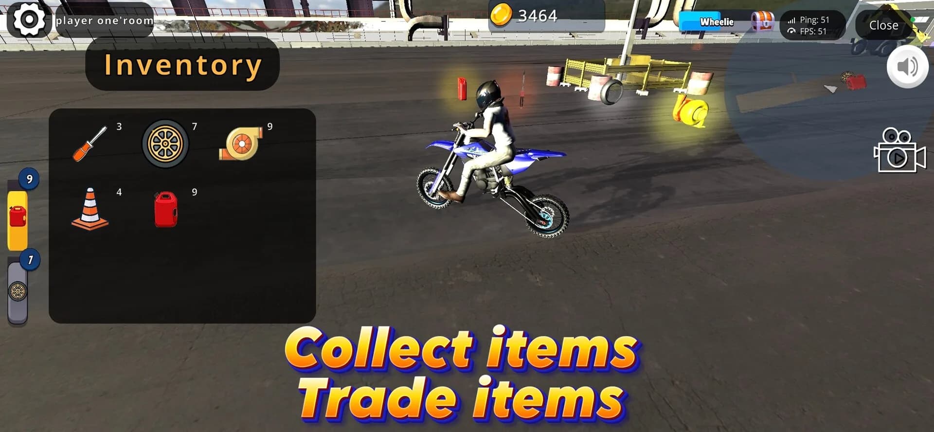 Wheelie King 7 - Motorbike simulator 3D görsel 7