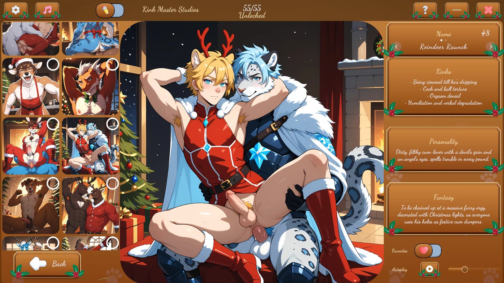 Furry X Bussy Master: Randy the Red Knot Reindeer görsel 8