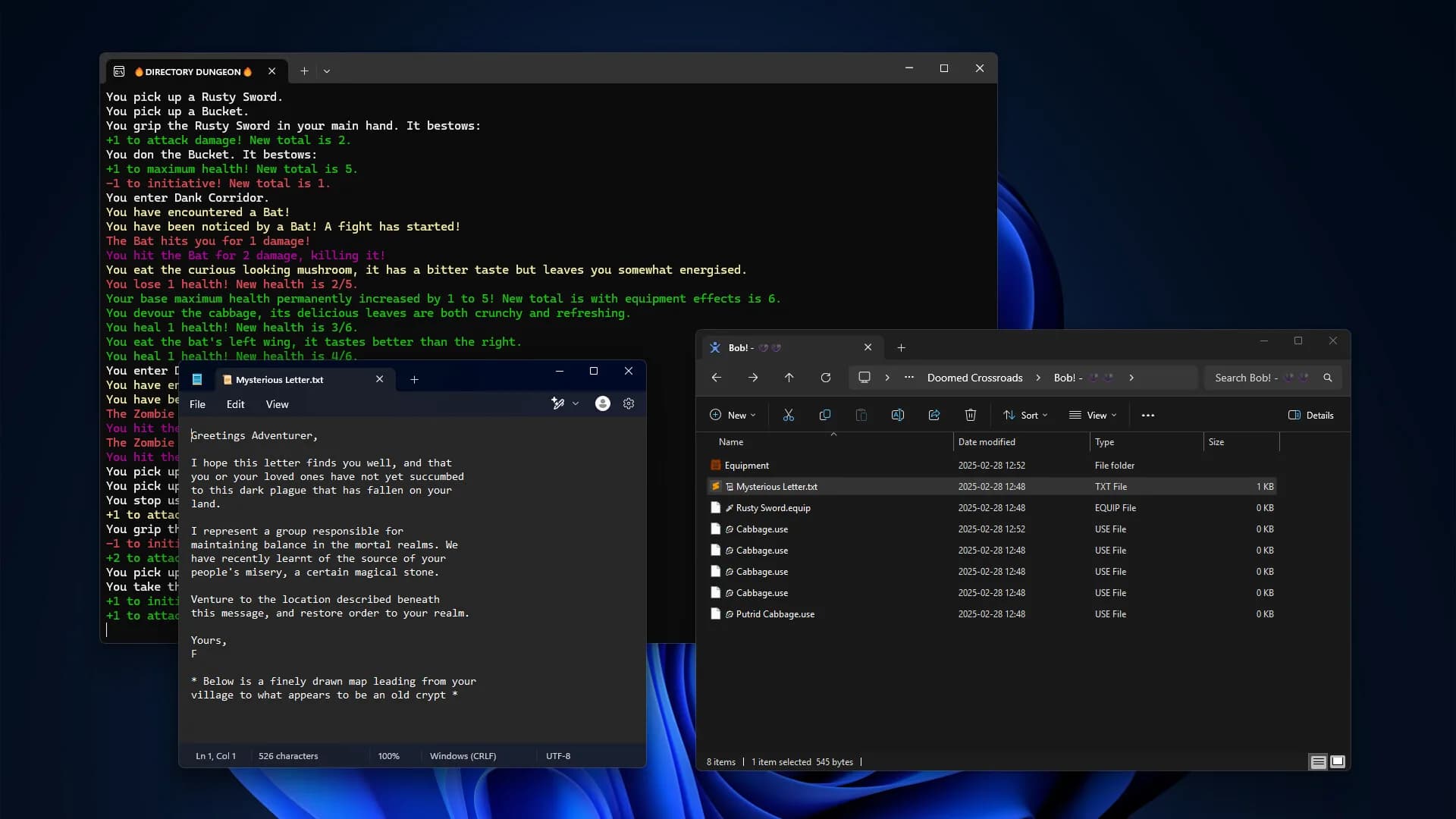 Directory Dungeon - File Explorer Dungeon Crawler görsel 3